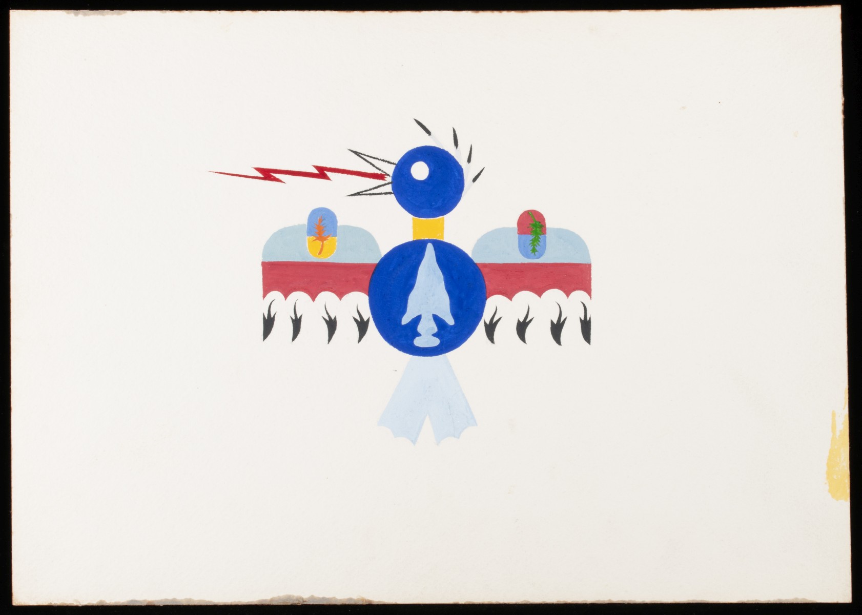 TEN MODERNIST NATIVE AMERICAN GOUACHE PAINTINGS