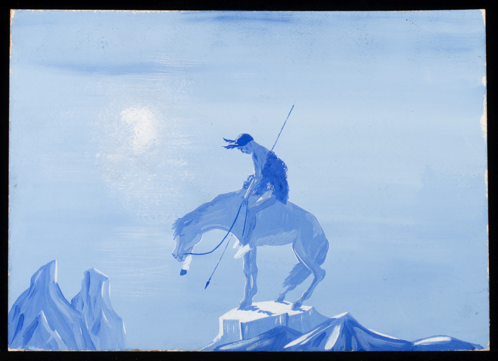 TEN MODERNIST NATIVE AMERICAN GOUACHE PAINTINGS