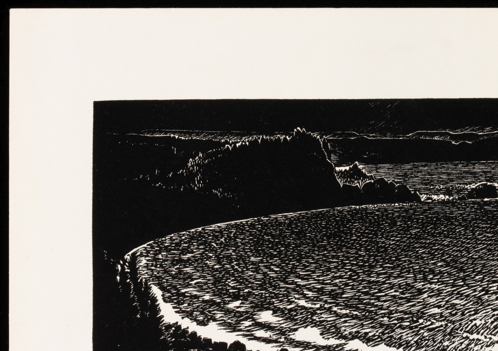 LLOYD FOLTZ (1897-1990) PENCIL SIGNED LINOCUT
