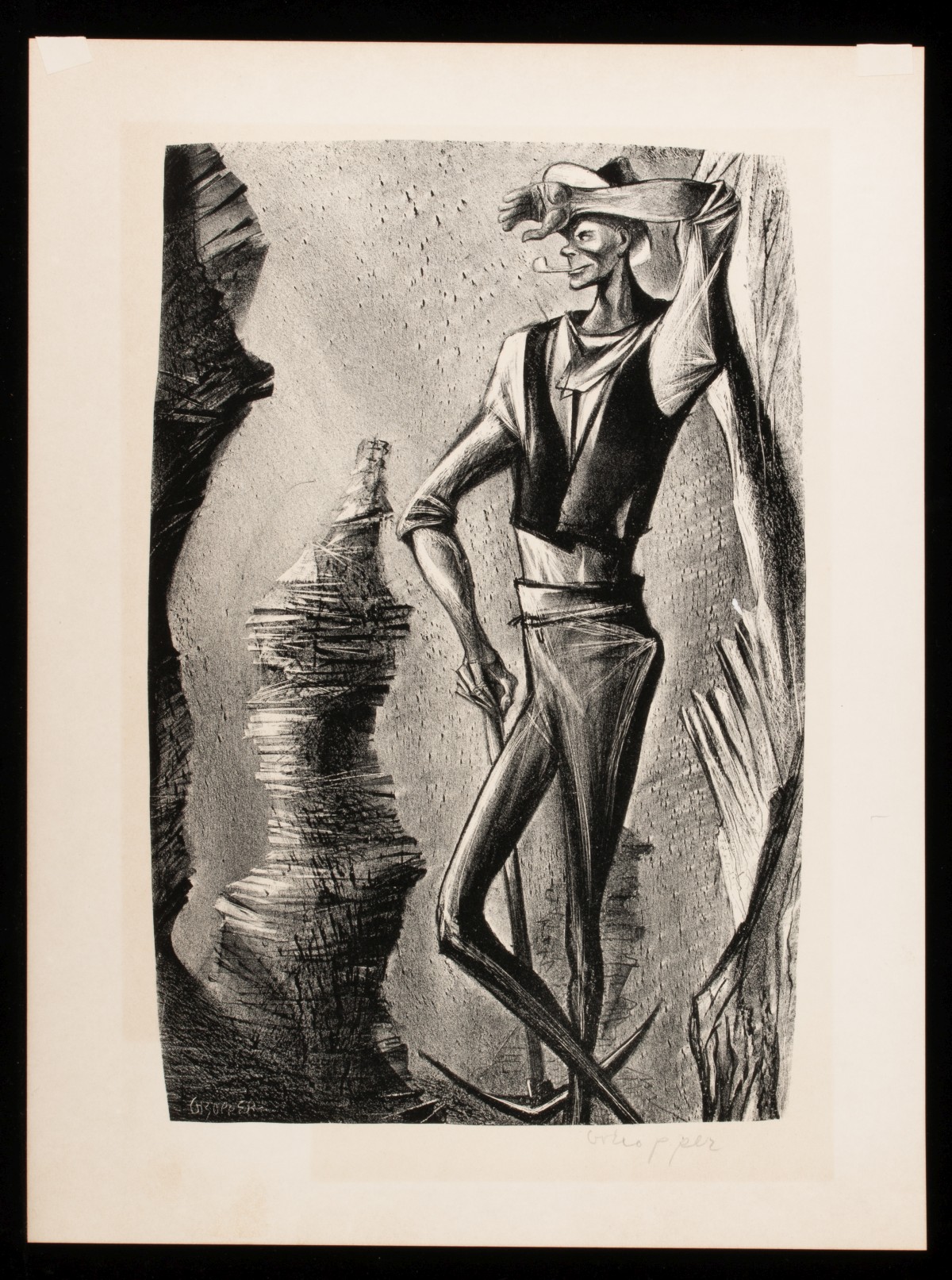 WILLIAM GROPPER (1897-1977) PENCIL SIGNED LITHOS (3)
