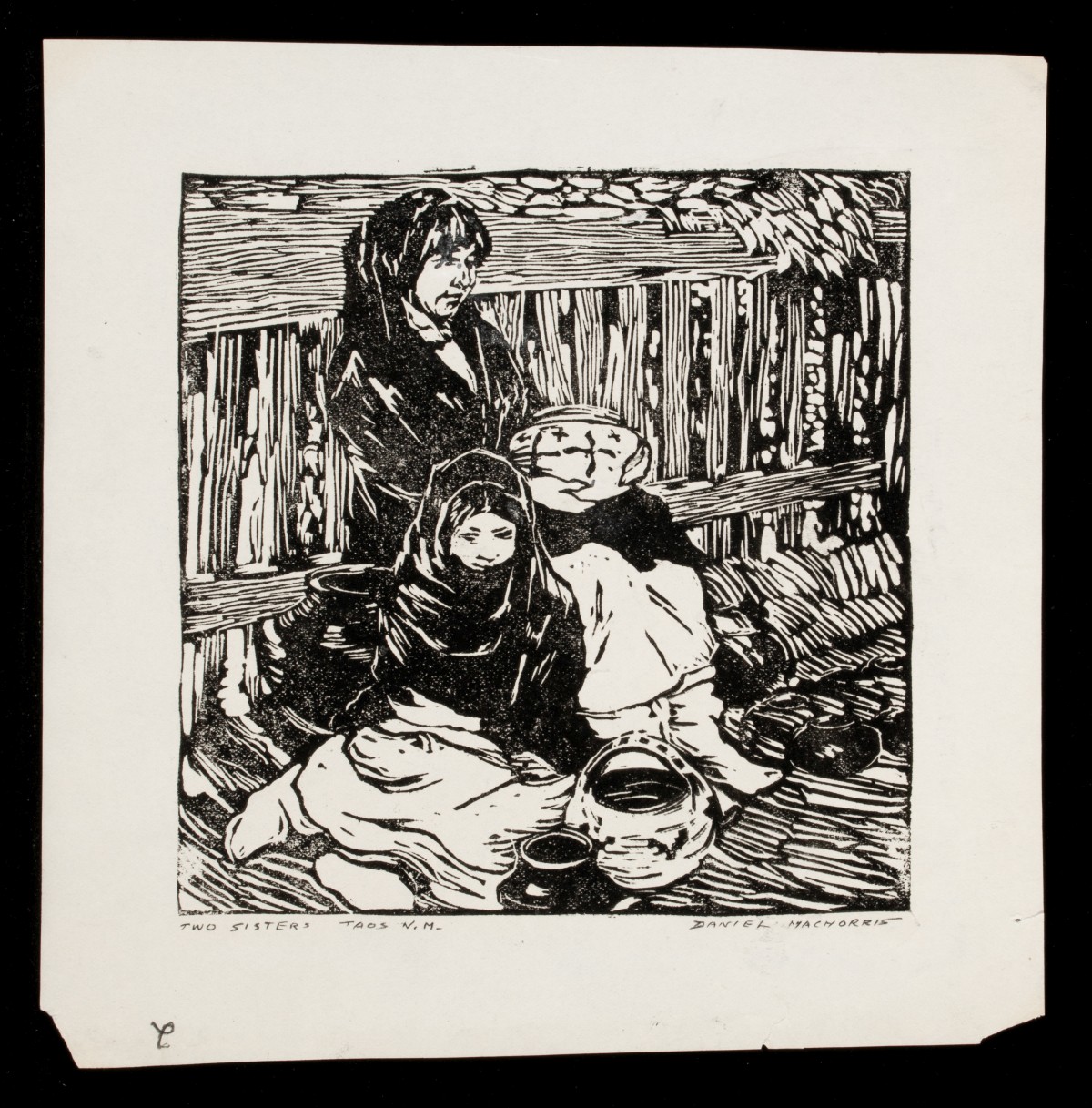 DANIEL MacMORRIS (1893-1981) PENCIL SIGNED WOODCUTS x3