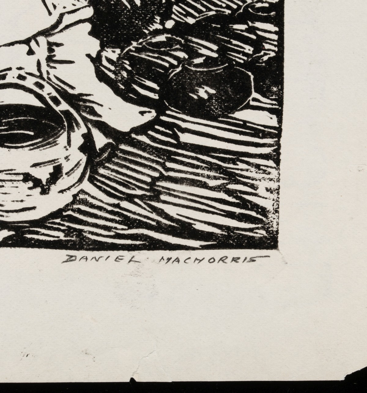 DANIEL MacMORRIS (1893-1981) PENCIL SIGNED WOODCUTS x3