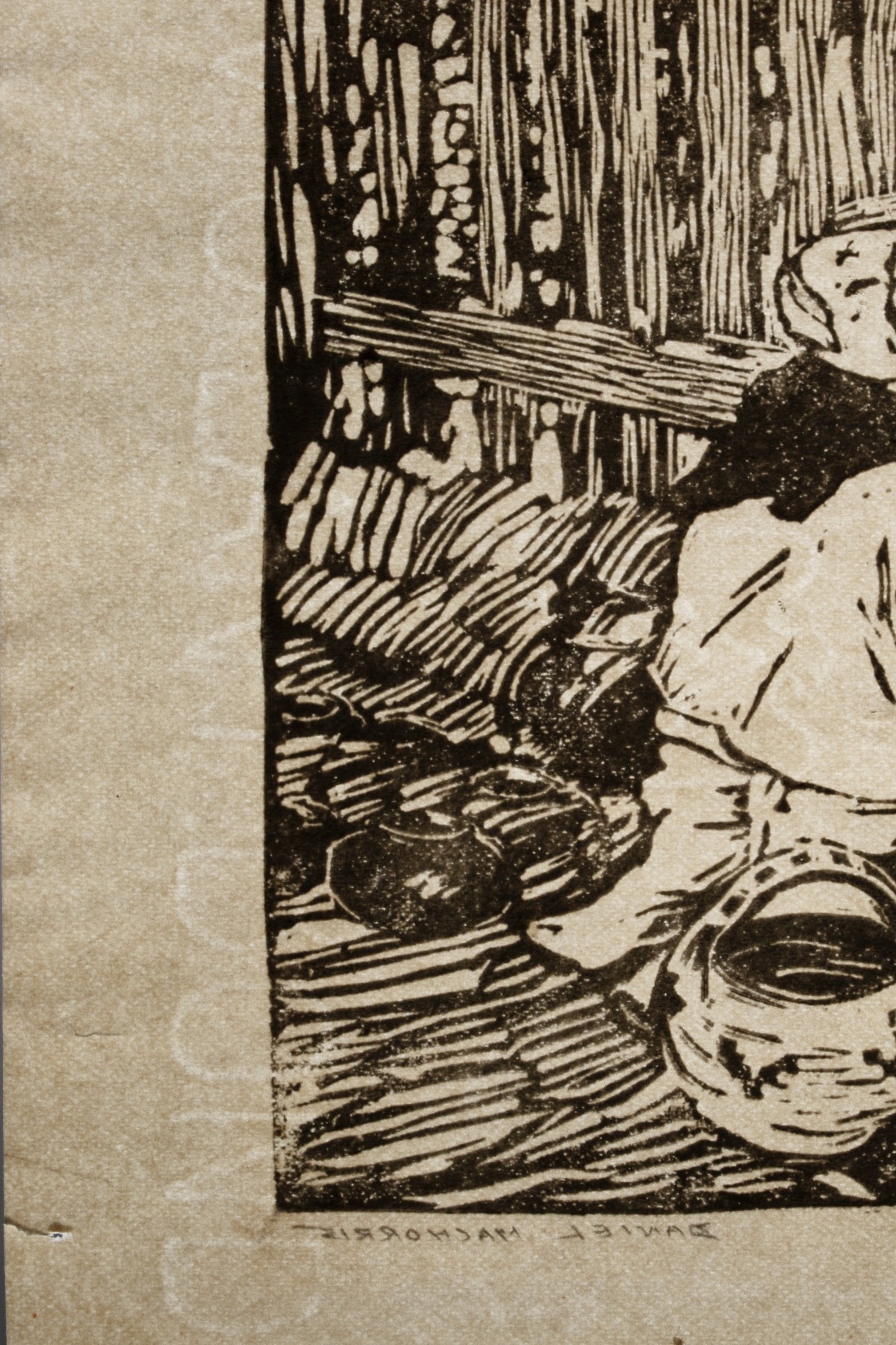 DANIEL MacMORRIS (1893-1981) PENCIL SIGNED WOODCUTS x3