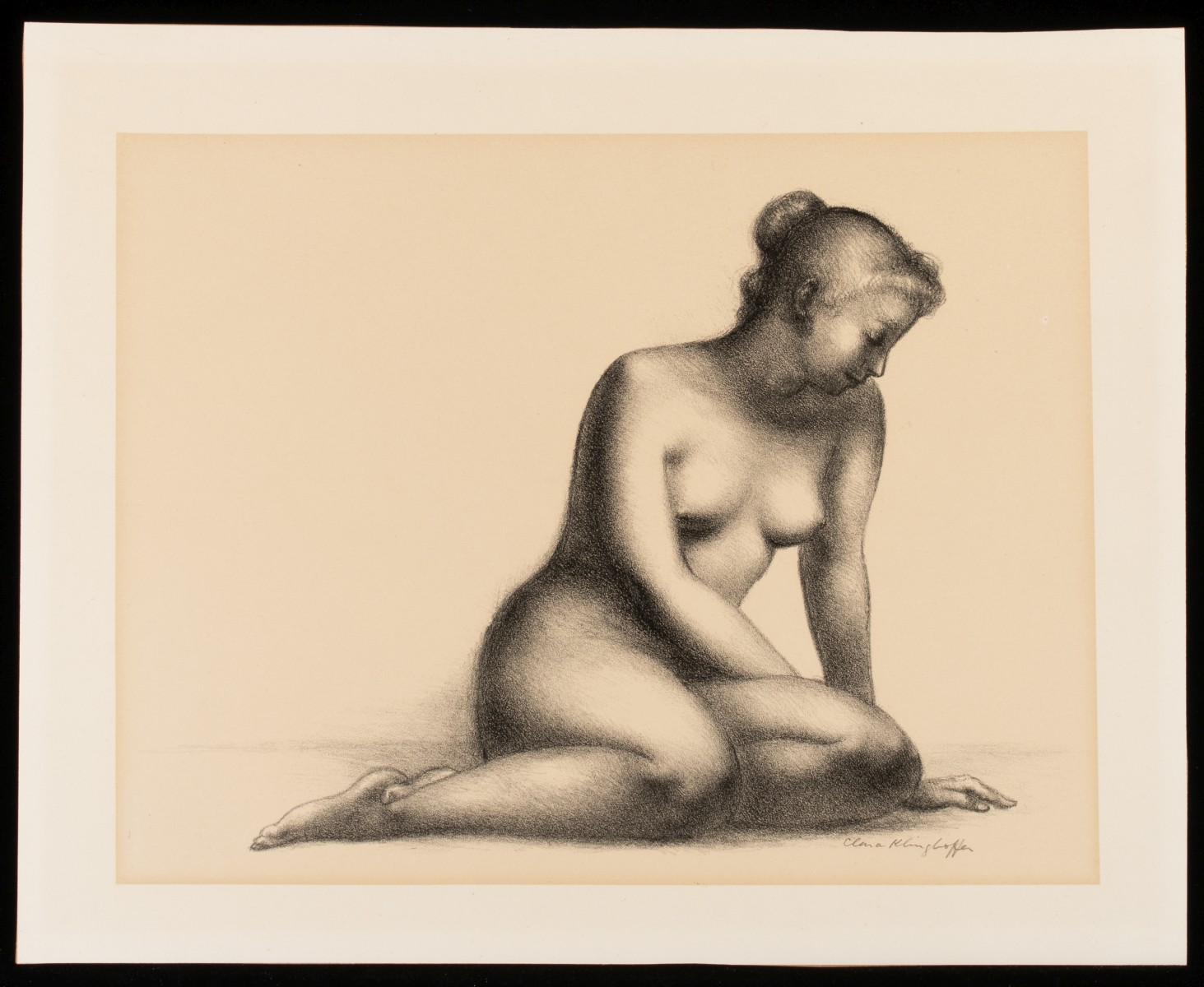 TAUBES AND KLINGHOFFER AAA PENCIL SIGNED ETCHINGS x4