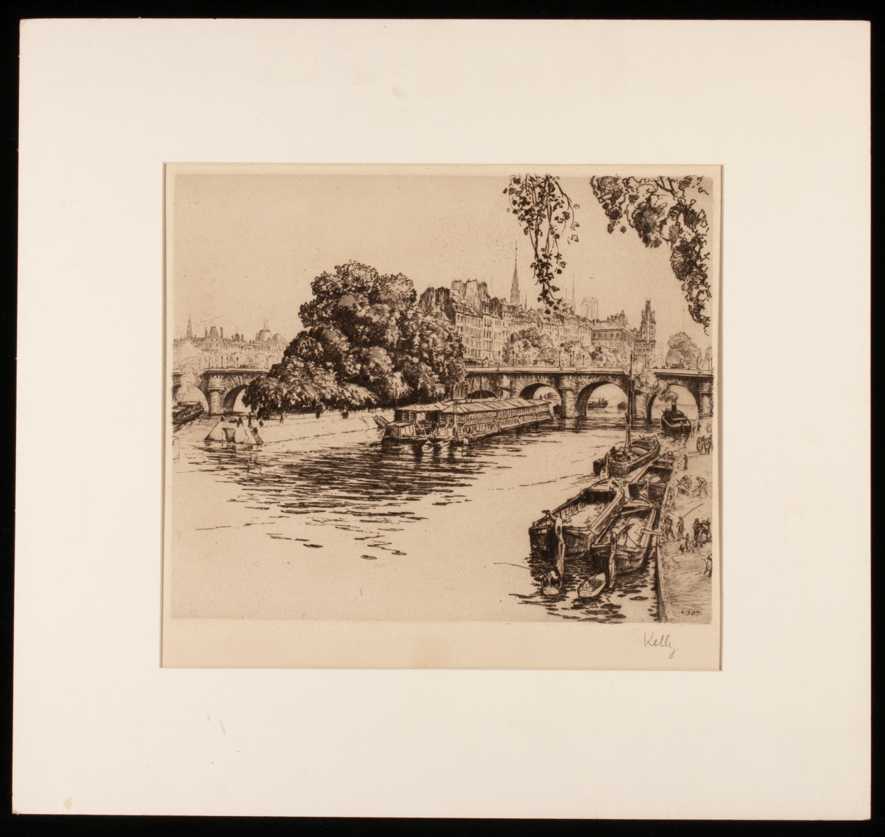 A COLLECTION OF PENCIL SIGNED PRINTS BY KANSAS ARTISTS