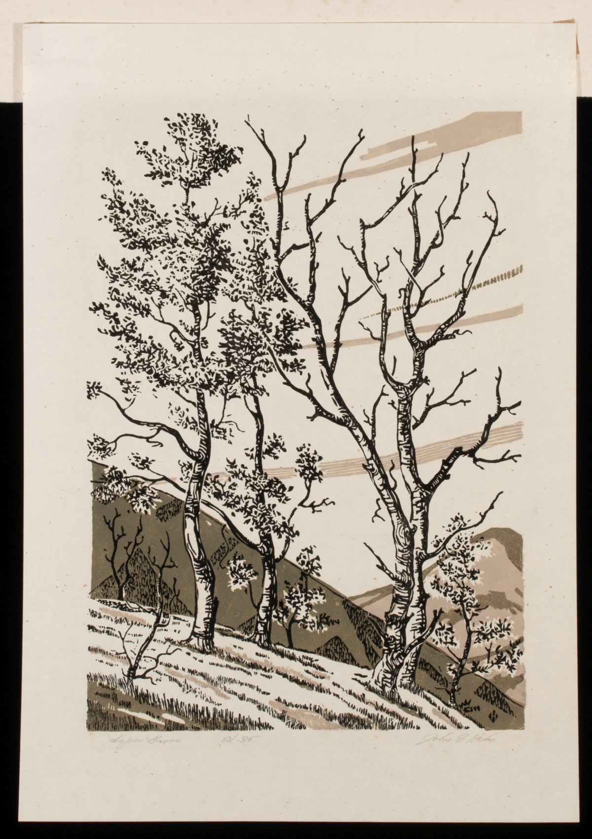 A COLLECTION OF PENCIL SIGNED PRINTS BY KANSAS ARTISTS