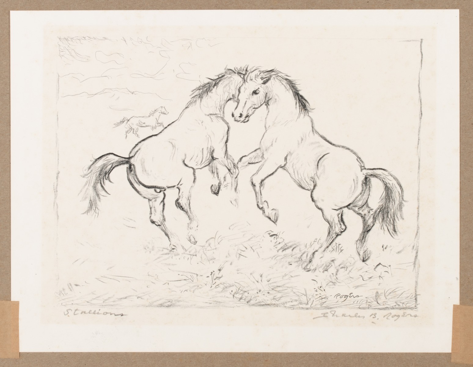CHARLES B. ROGERS (1911-1987) TWO WORKS ON PAPER