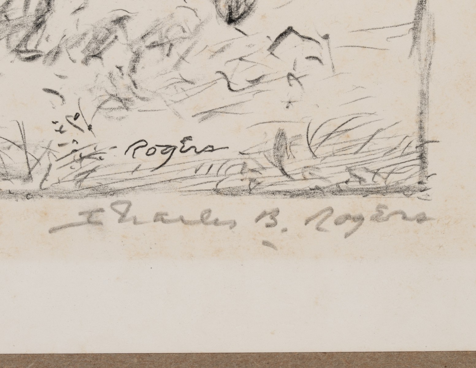 CHARLES B. ROGERS (1911-1987) TWO WORKS ON PAPER