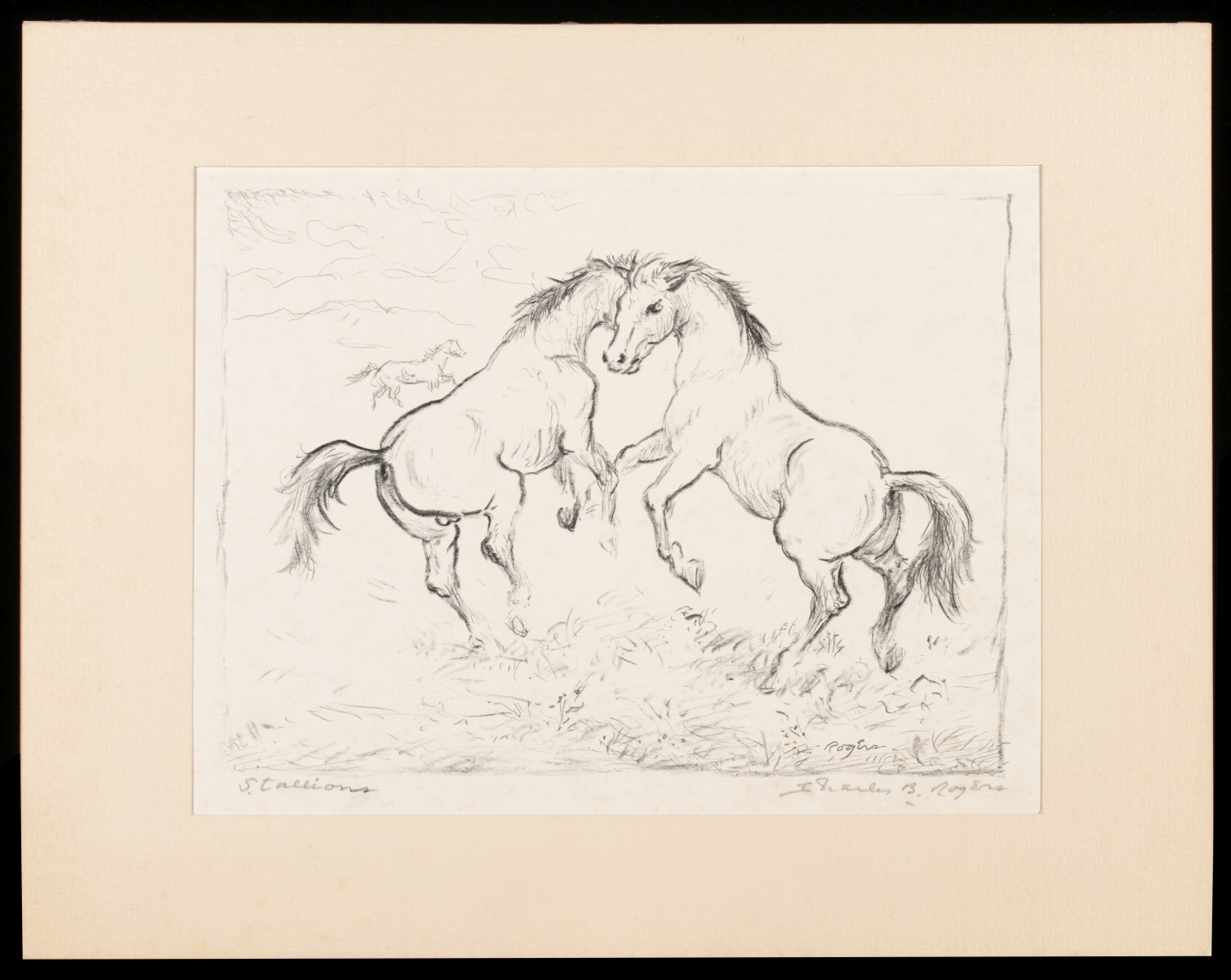 CHARLES B. ROGERS (1911-1987) TWO WORKS ON PAPER