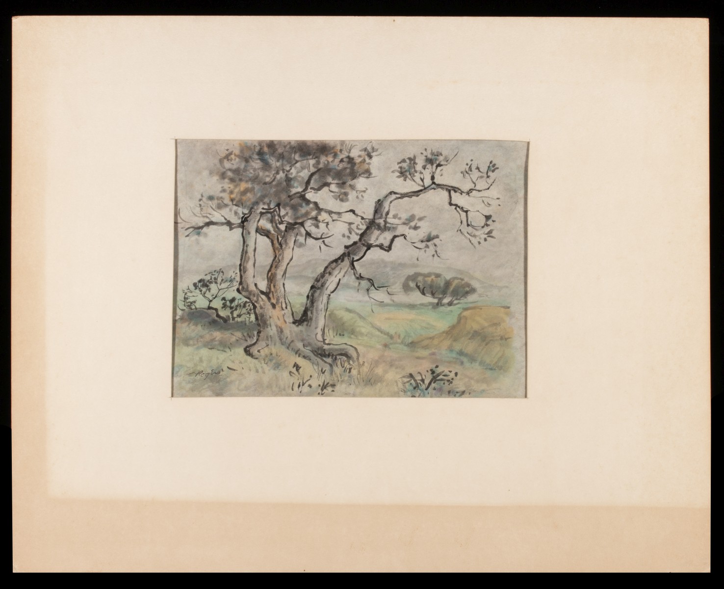 CHARLES B. ROGERS (1911-1987) TWO WORKS ON PAPER