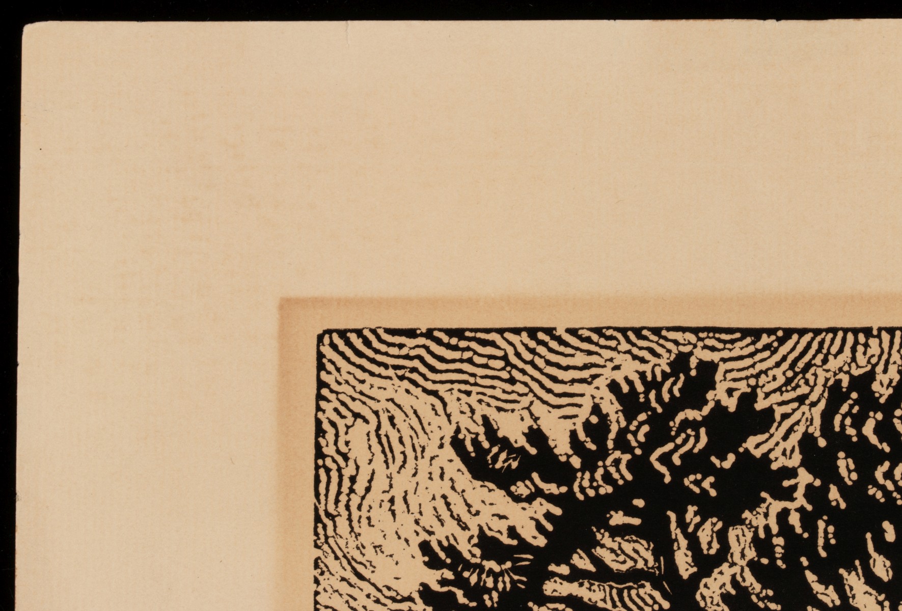 BIRGER SANDZEN SIGNED NAIL CUT PRINT AND PHOTOGRAPH