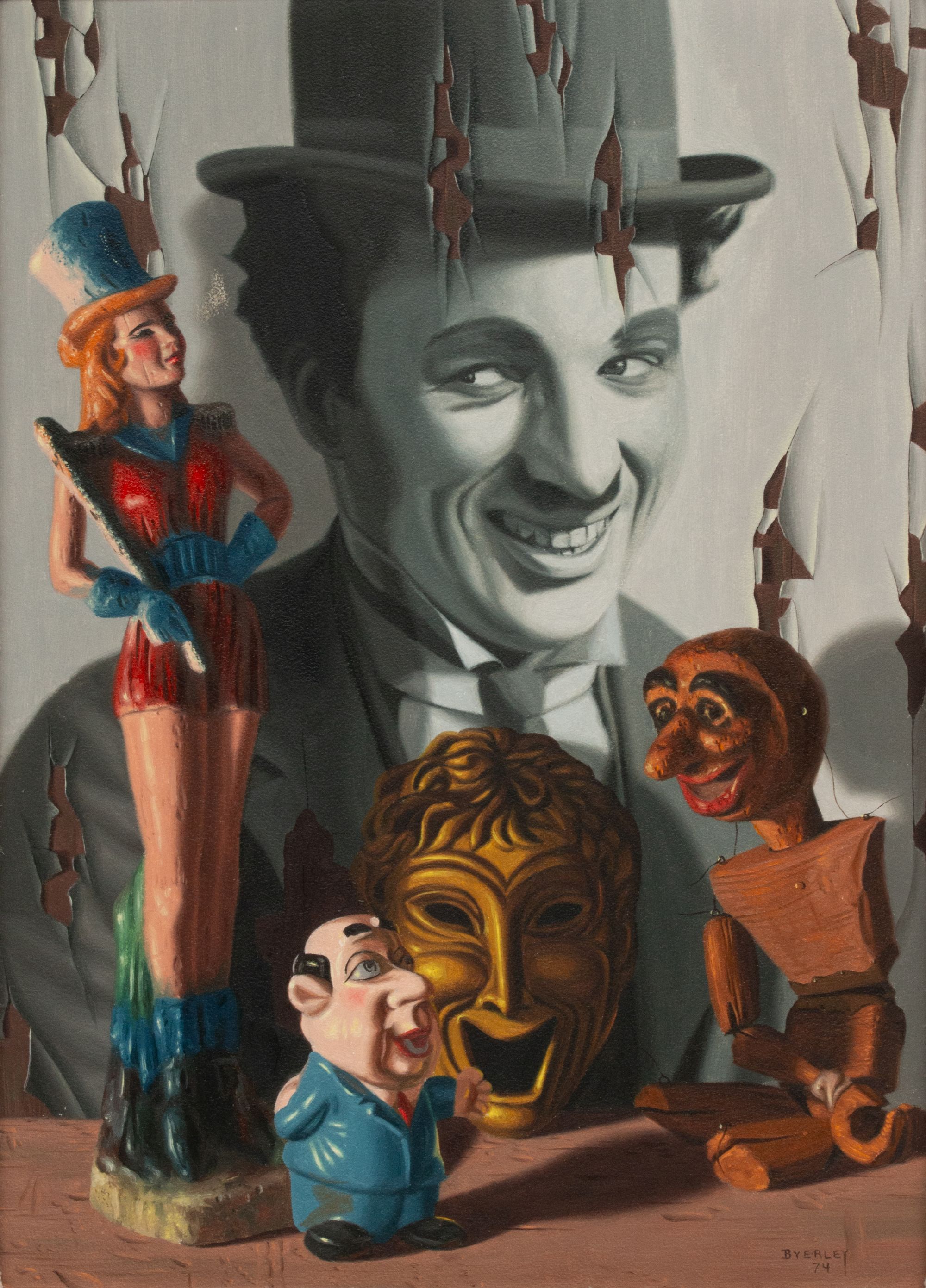 BOB BYERLEY (1941-2019) MAGIC REALISM & TROMPE L'OEIL