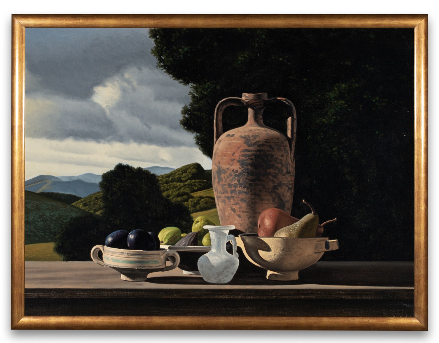 DAVID LEGARE (B. 1945) CLASSICAL REALIST OIL ON CANVAS