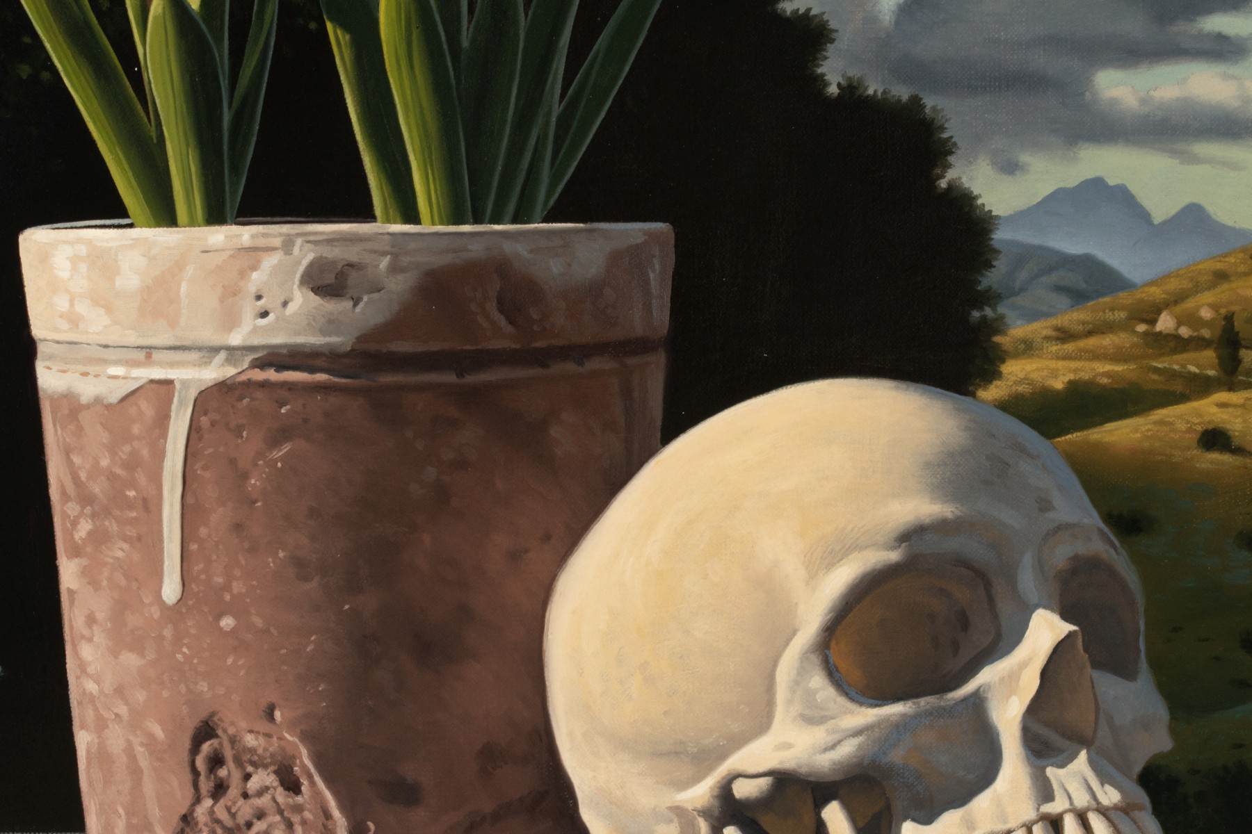 DAVID LEGARE (B. 1945) REALISM OIL ON CANVAS