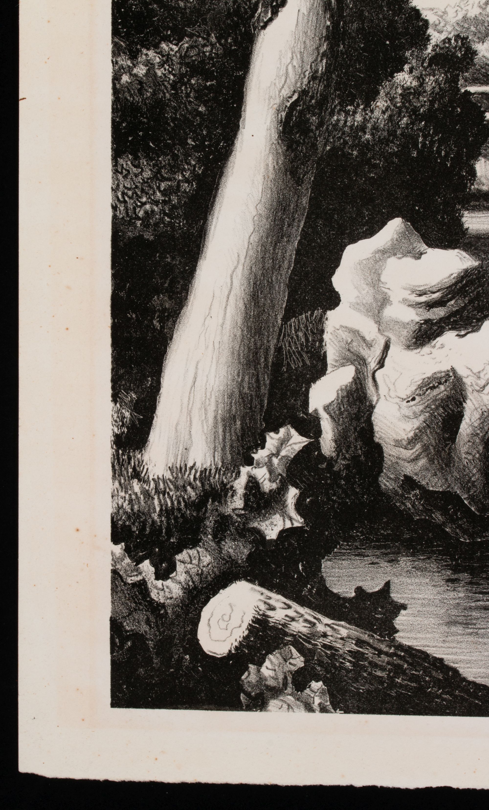 THOMAS HART BENTON (1889-1975) PENCIL SIGNED LITHOGRAPH
