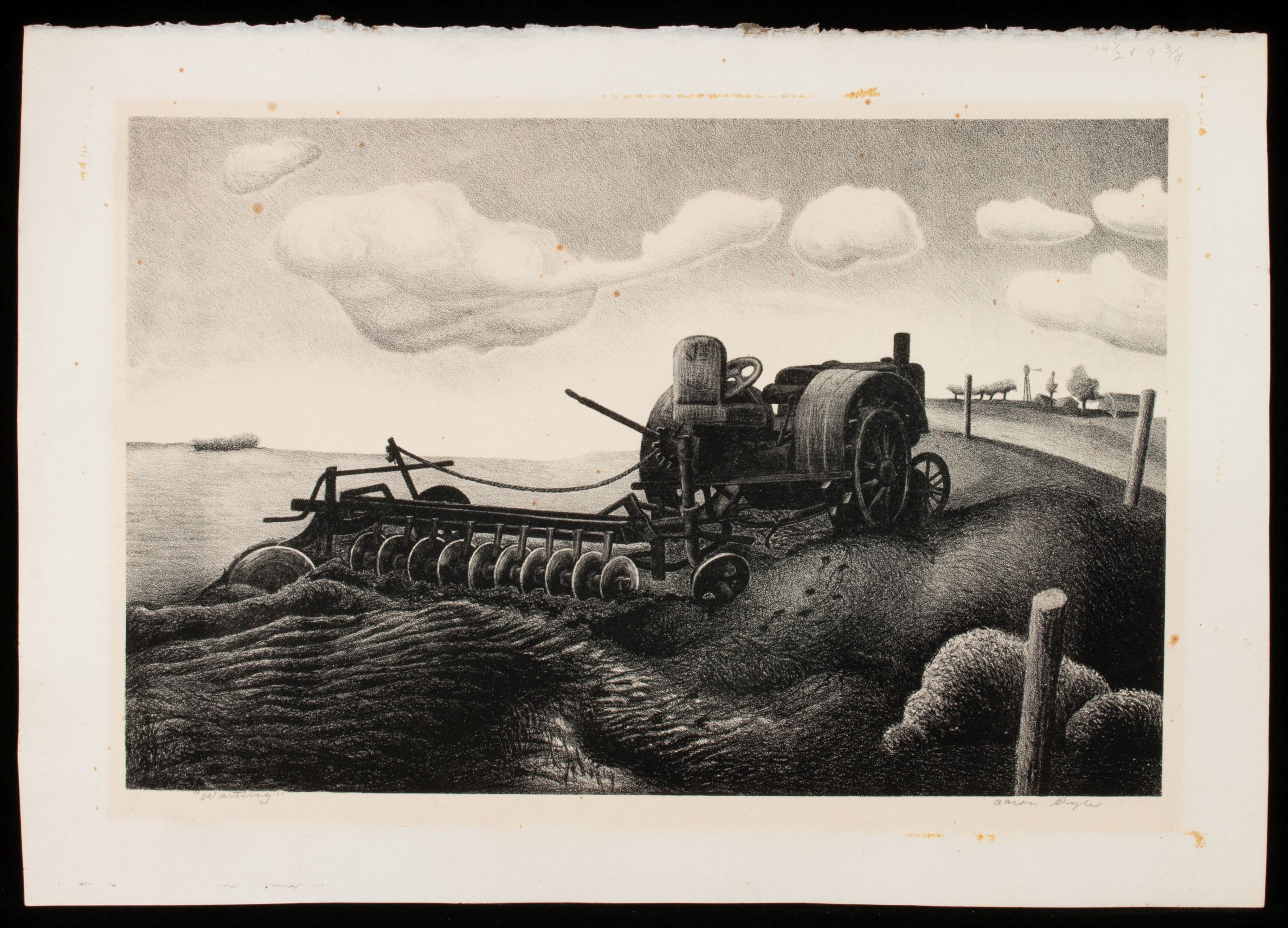 AARON PYLE (1903-1972) TWO LITHOGRAPHS
