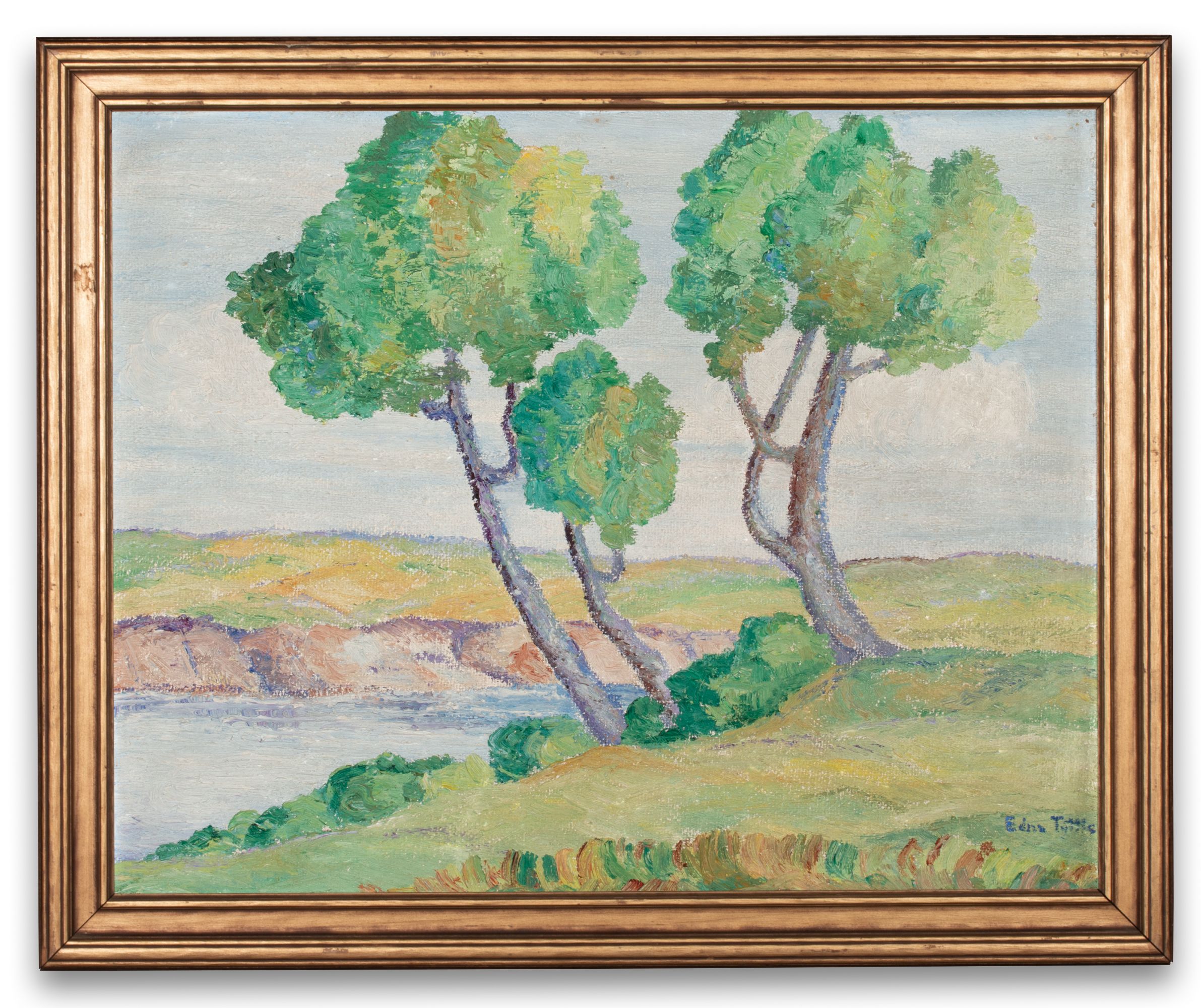 EDNA TUTTLE (1892-1967) OIL ON MASONITE