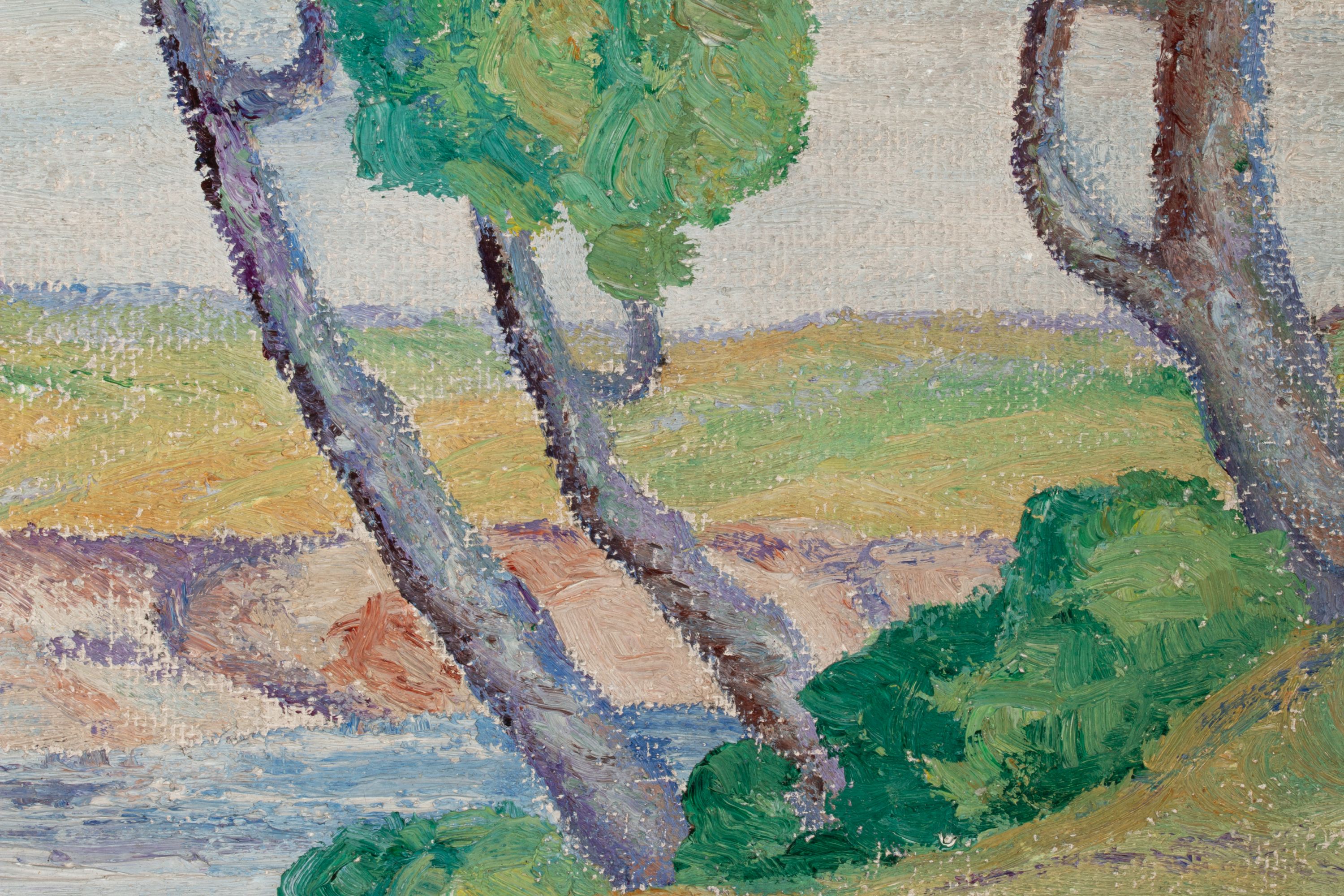EDNA TUTTLE (1892-1967) OIL ON MASONITE