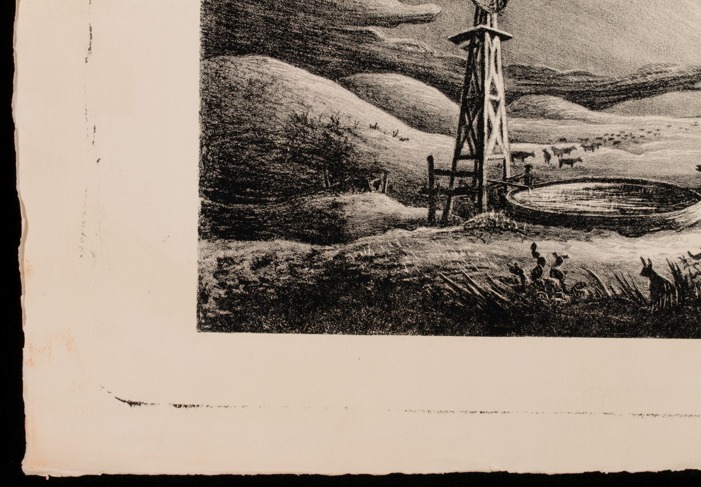 AARON PYLE (1903-1972) TWO LITHOGRAPHS