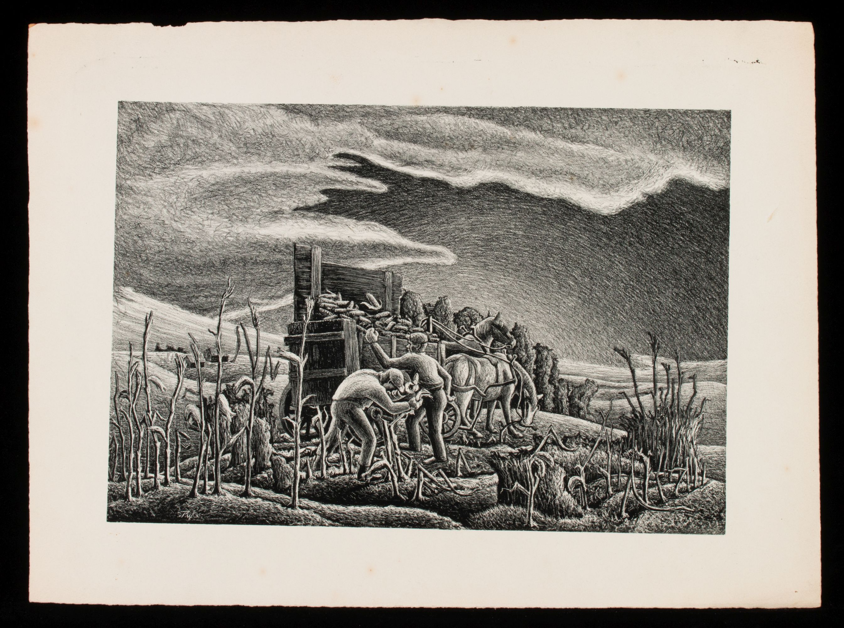 AARON PYLE (1903-1972) TWO LITHOGRAPHS