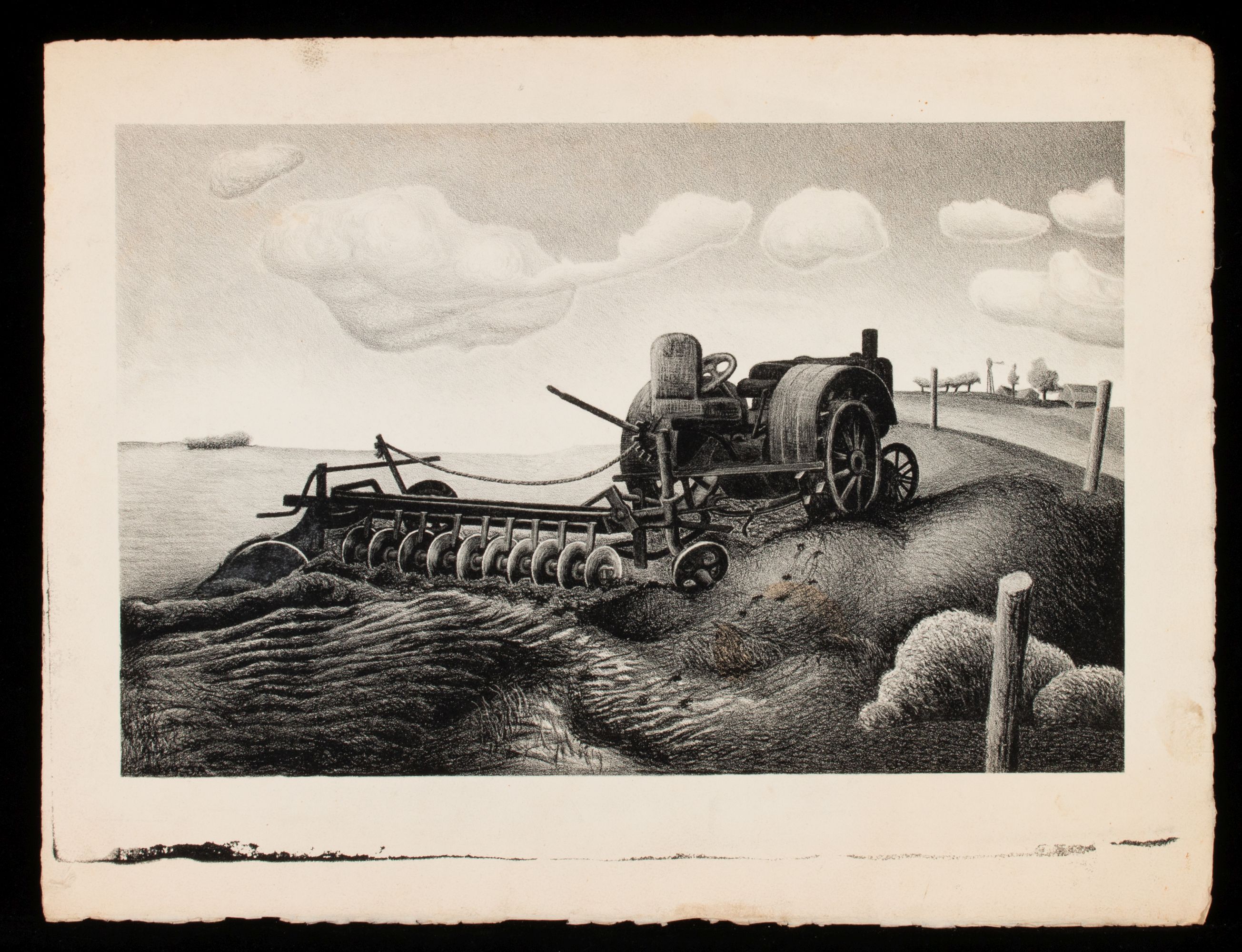 AARON PYLE (1903-1972) TWO LITHOGRAPHS
