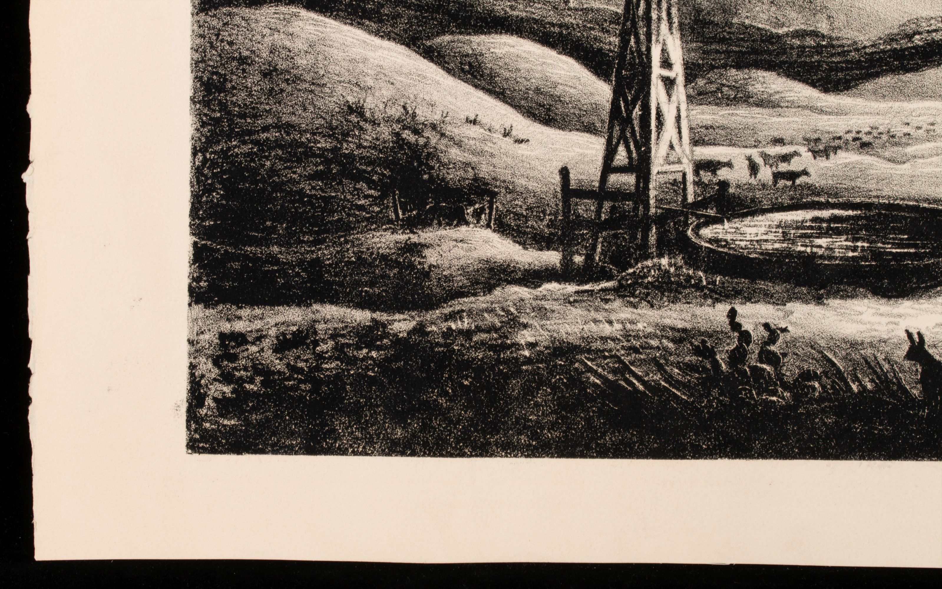 AARON PYLE (1903-1972) TWO LITHOGRAPHS