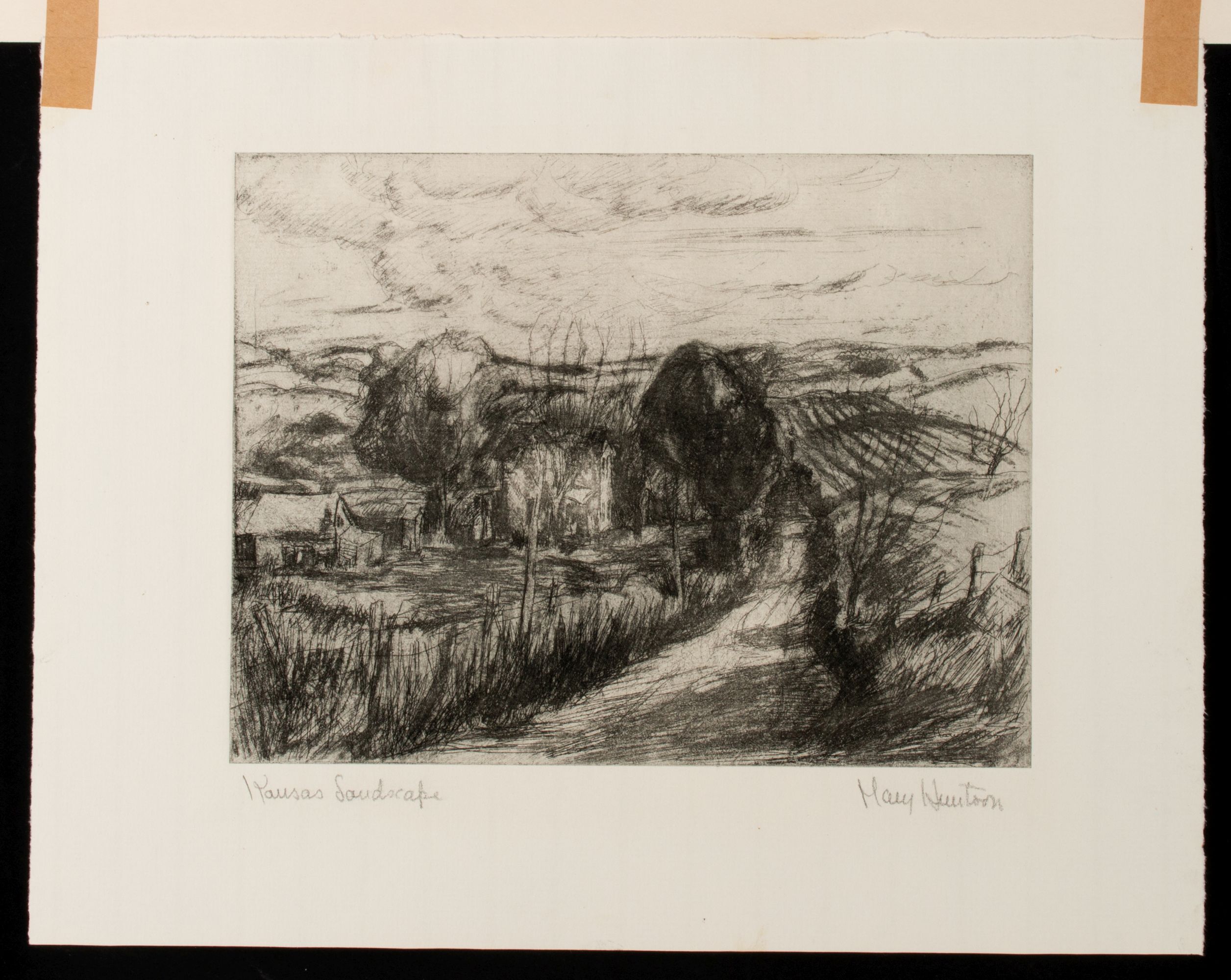 MARY HUNTOON (1896-1970) PENCIL SIGNED ETCHINGS (16)