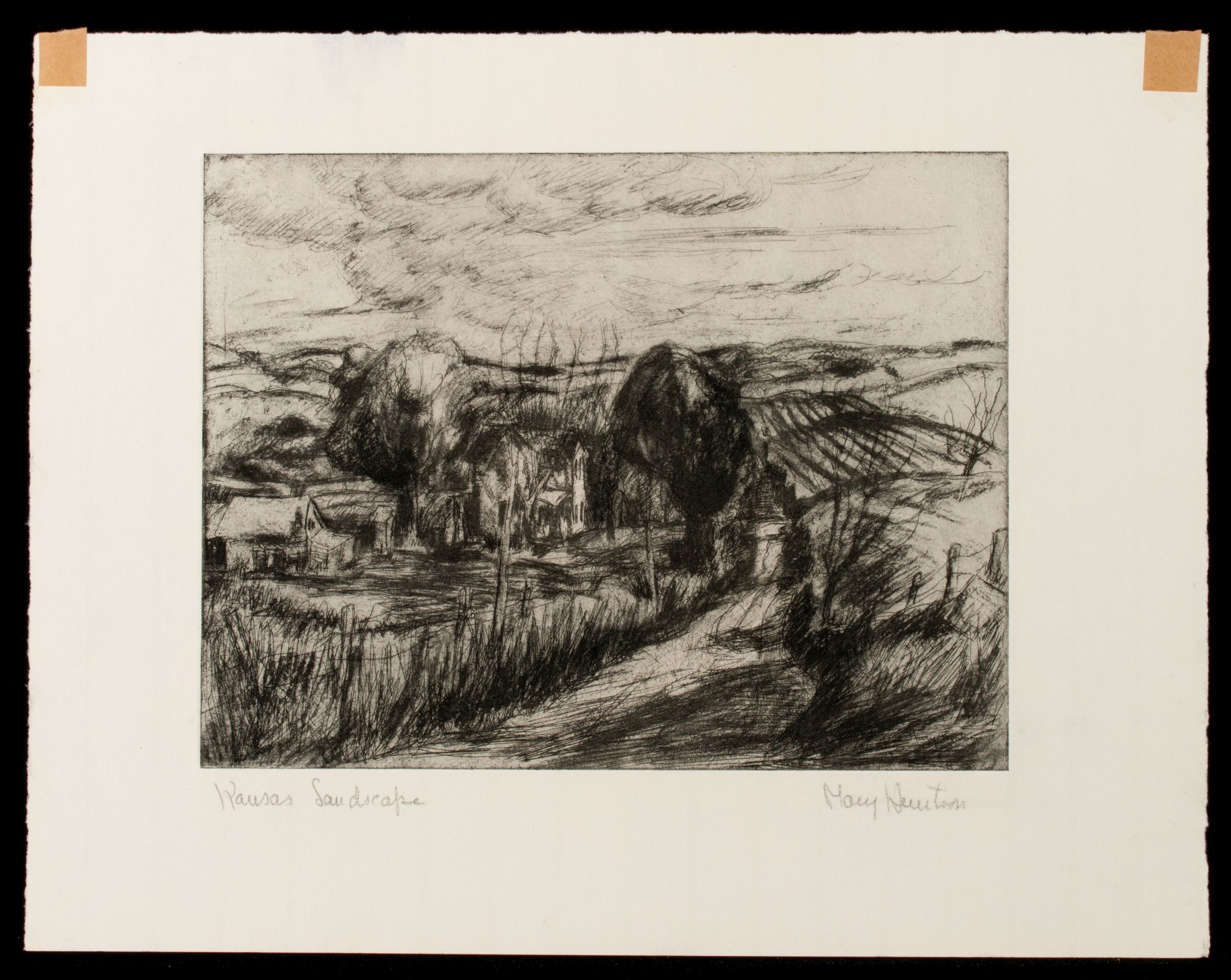 MARY HUNTOON (1896-1970) PENCIL SIGNED ETCHINGS (16)
