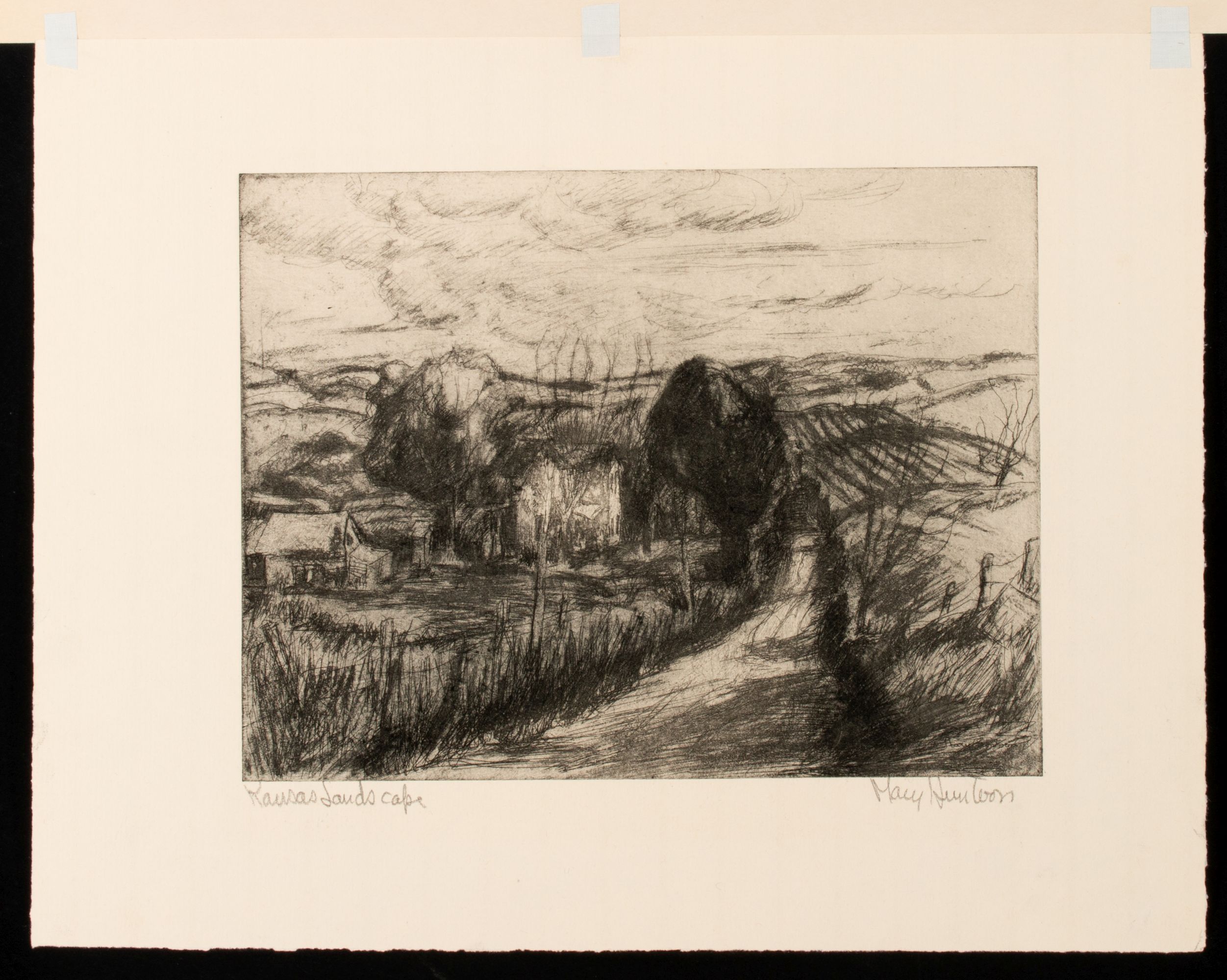 MARY HUNTOON (1896-1970) PENCIL SIGNED ETCHINGS (16)