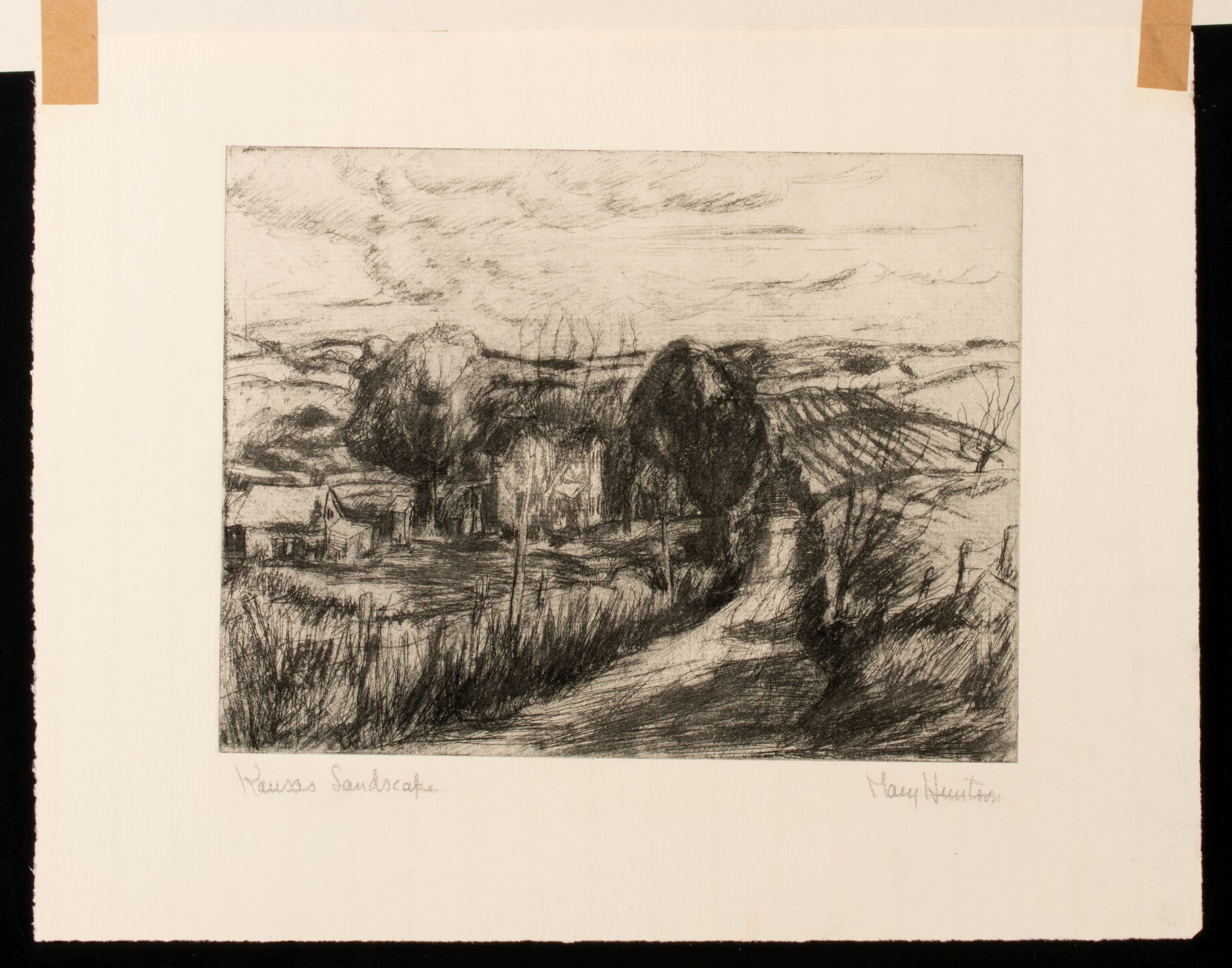 MARY HUNTOON (1896-1970) PENCIL SIGNED ETCHINGS (16)