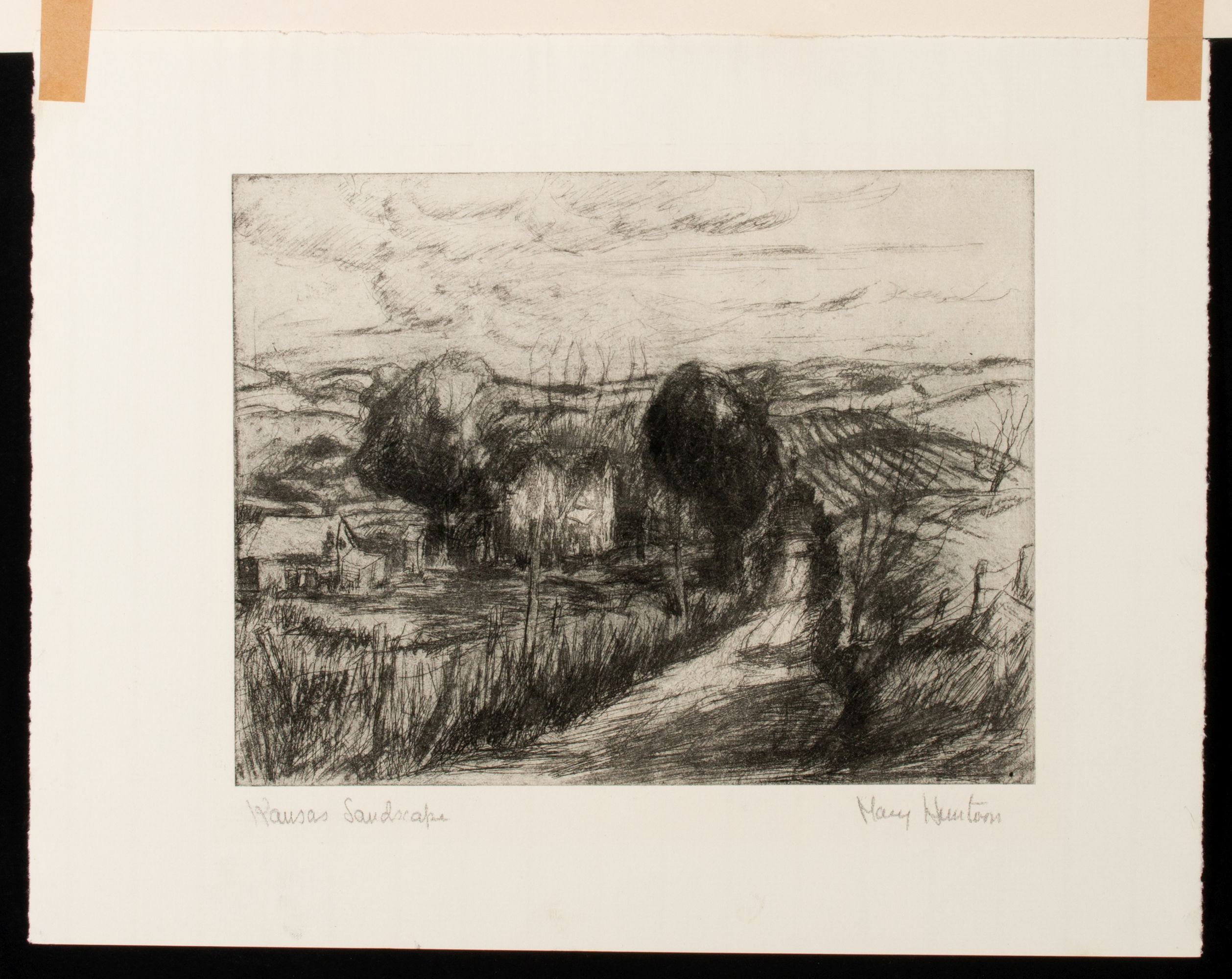 MARY HUNTOON (1896-1970) PENCIL SIGNED ETCHINGS (16)
