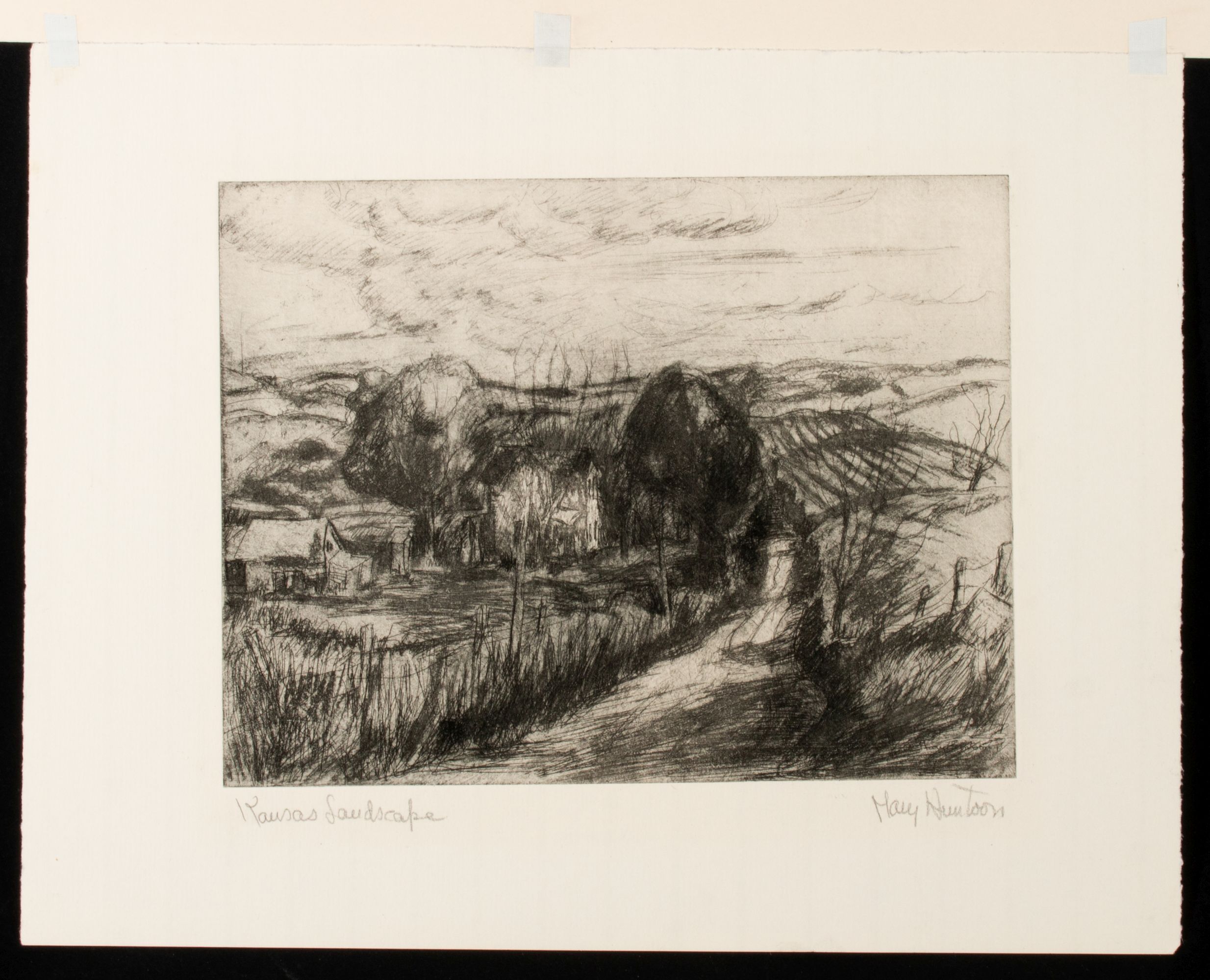 MARY HUNTOON (1896-1970) PENCIL SIGNED ETCHINGS (16)