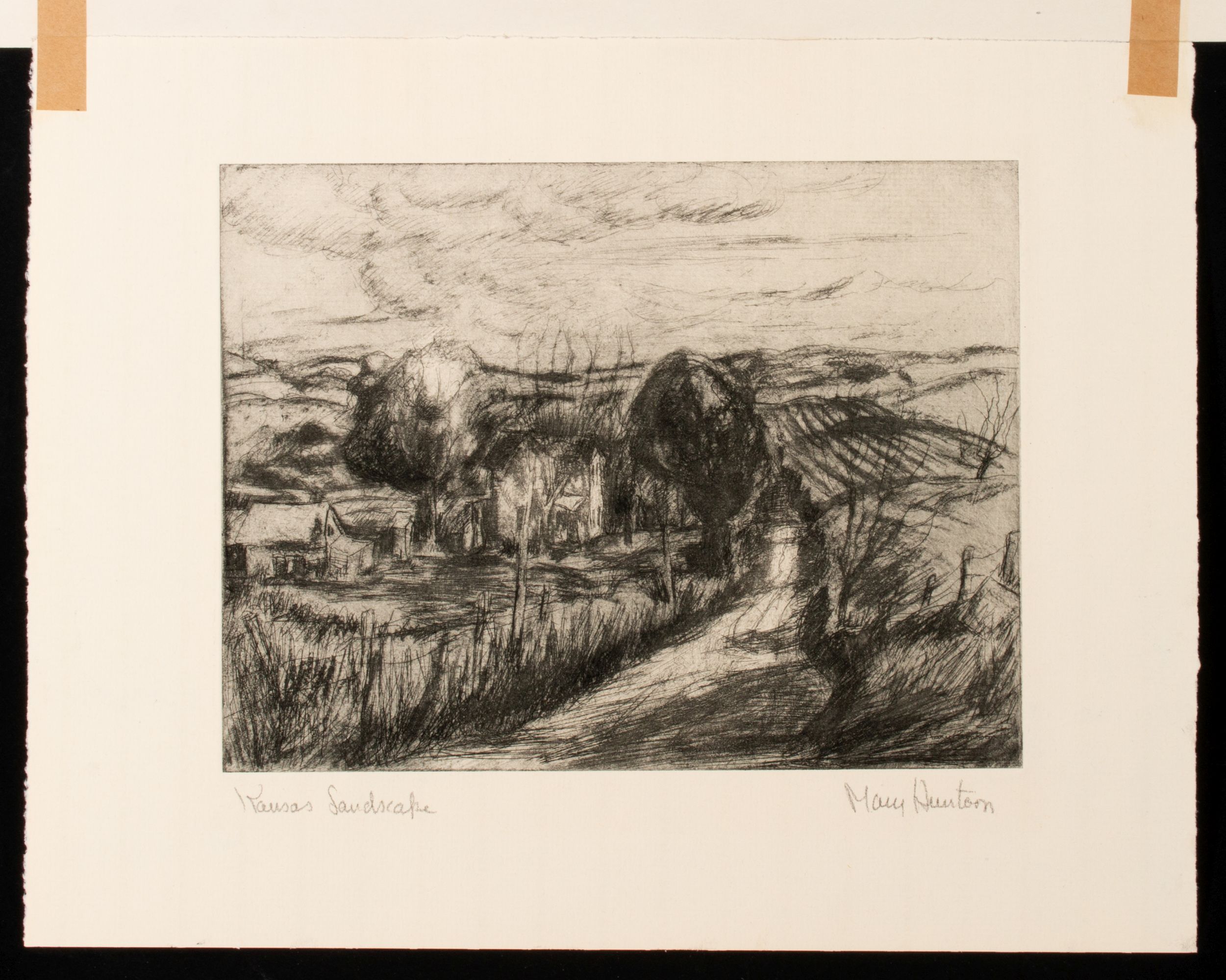 MARY HUNTOON (1896-1970) PENCIL SIGNED ETCHINGS (16)
