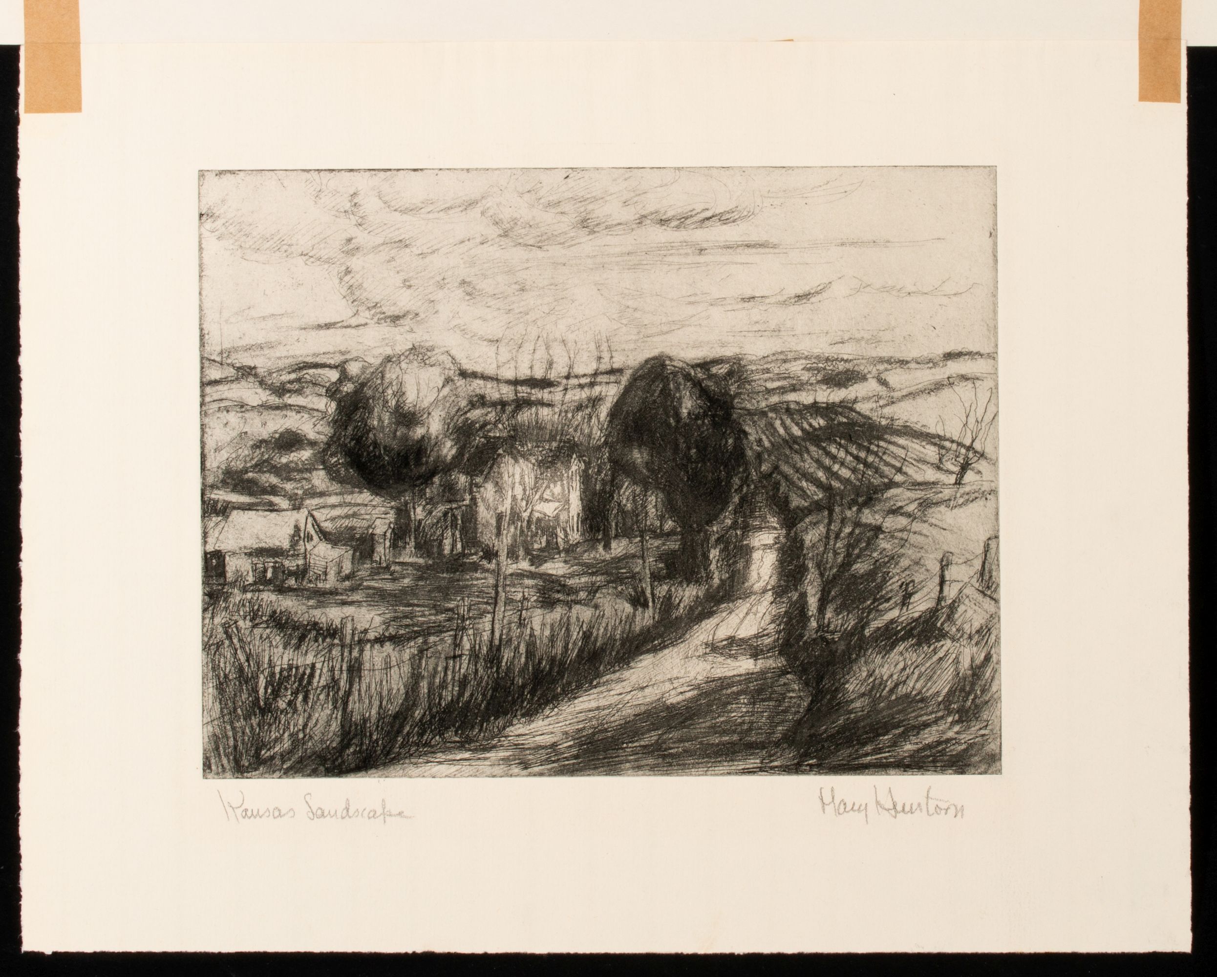 MARY HUNTOON (1896-1970) PENCIL SIGNED ETCHINGS (16)