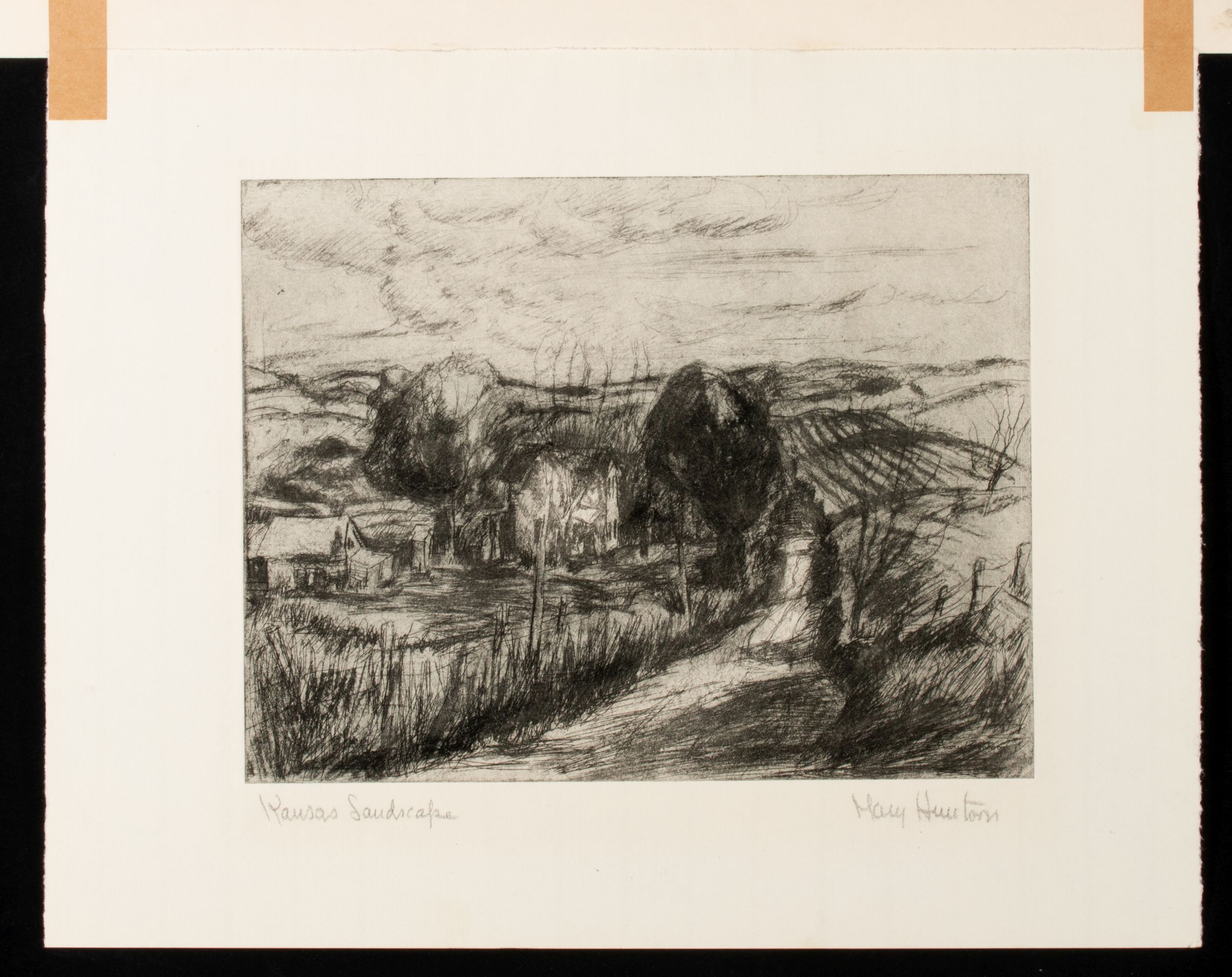 MARY HUNTOON (1896-1970) PENCIL SIGNED ETCHINGS (16)