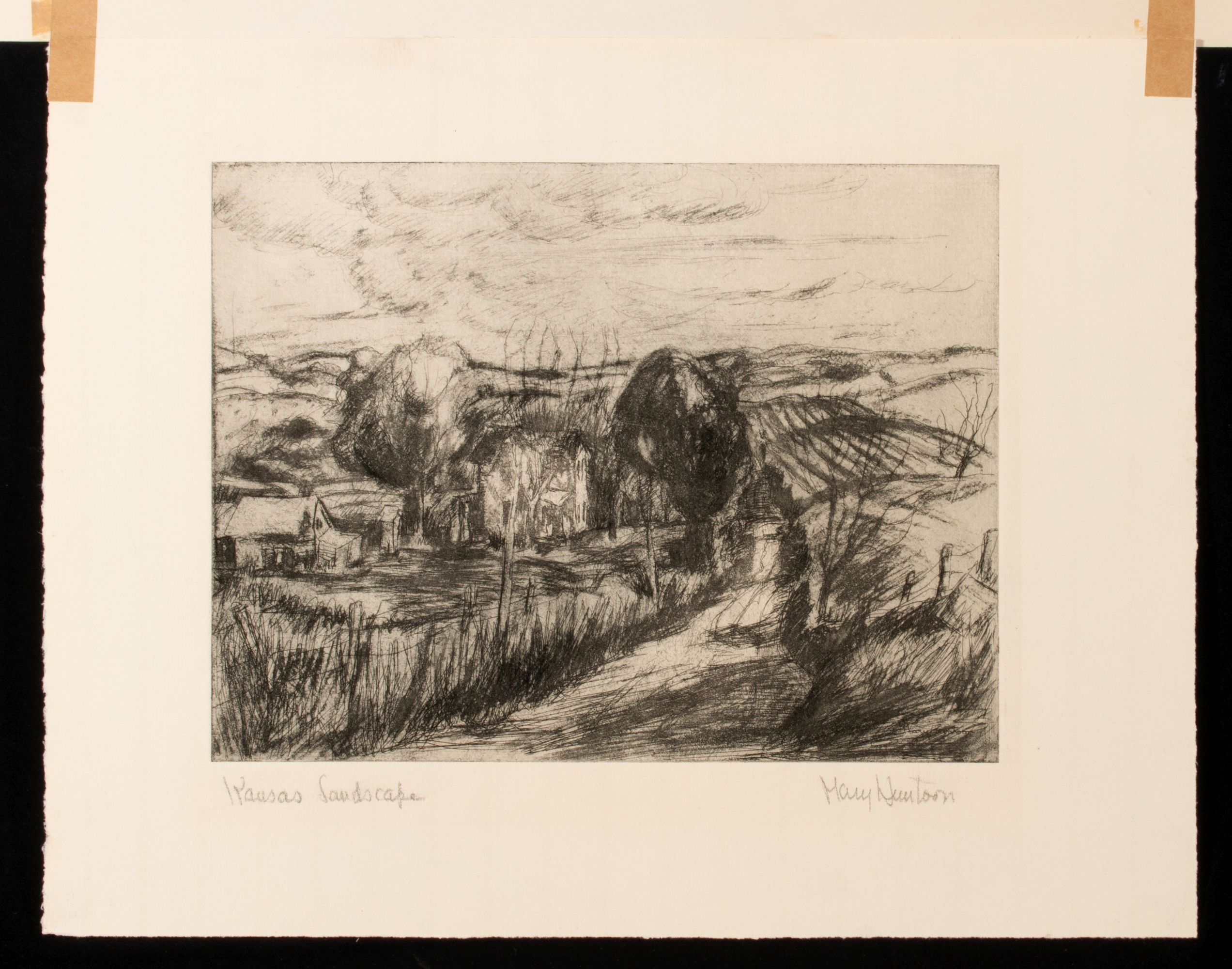 MARY HUNTOON (1896-1970) PENCIL SIGNED ETCHINGS (16)