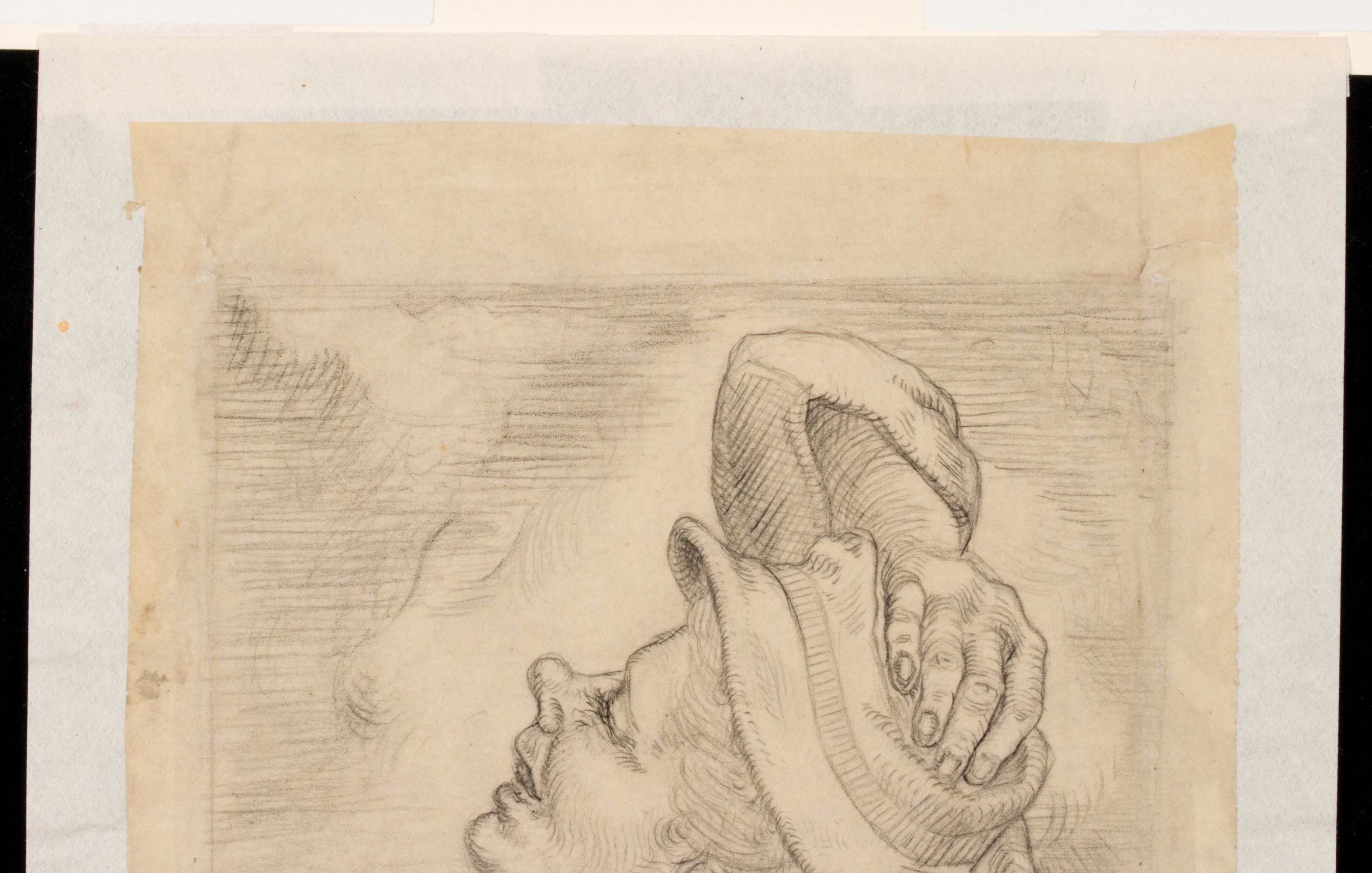 MINNA CITRON (1896-1991) GRAPHITE STUDY AND PRINT (2)