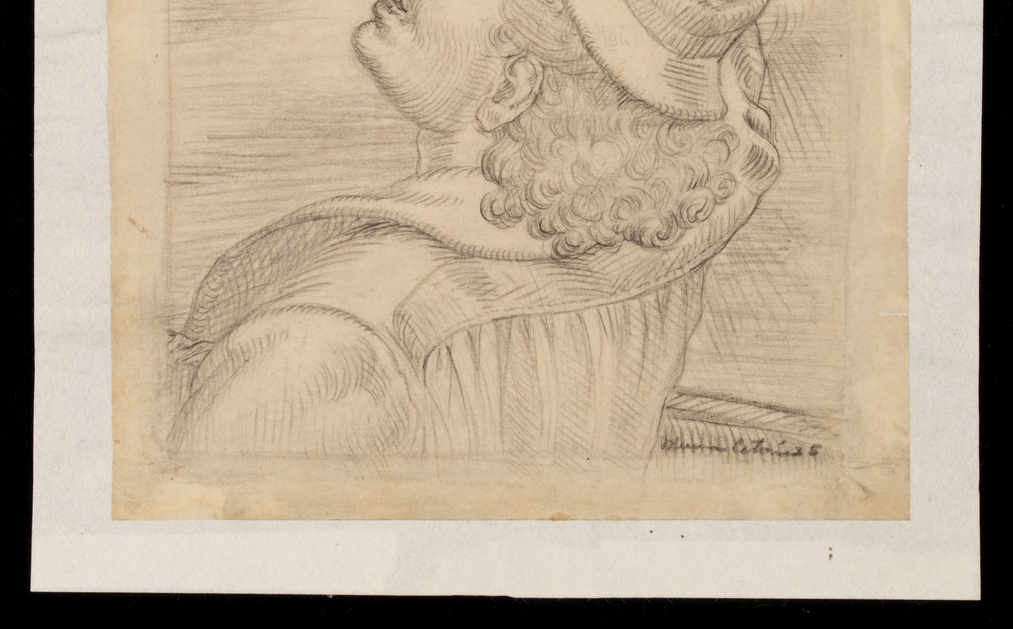 MINNA CITRON (1896-1991) GRAPHITE STUDY AND PRINT (2)