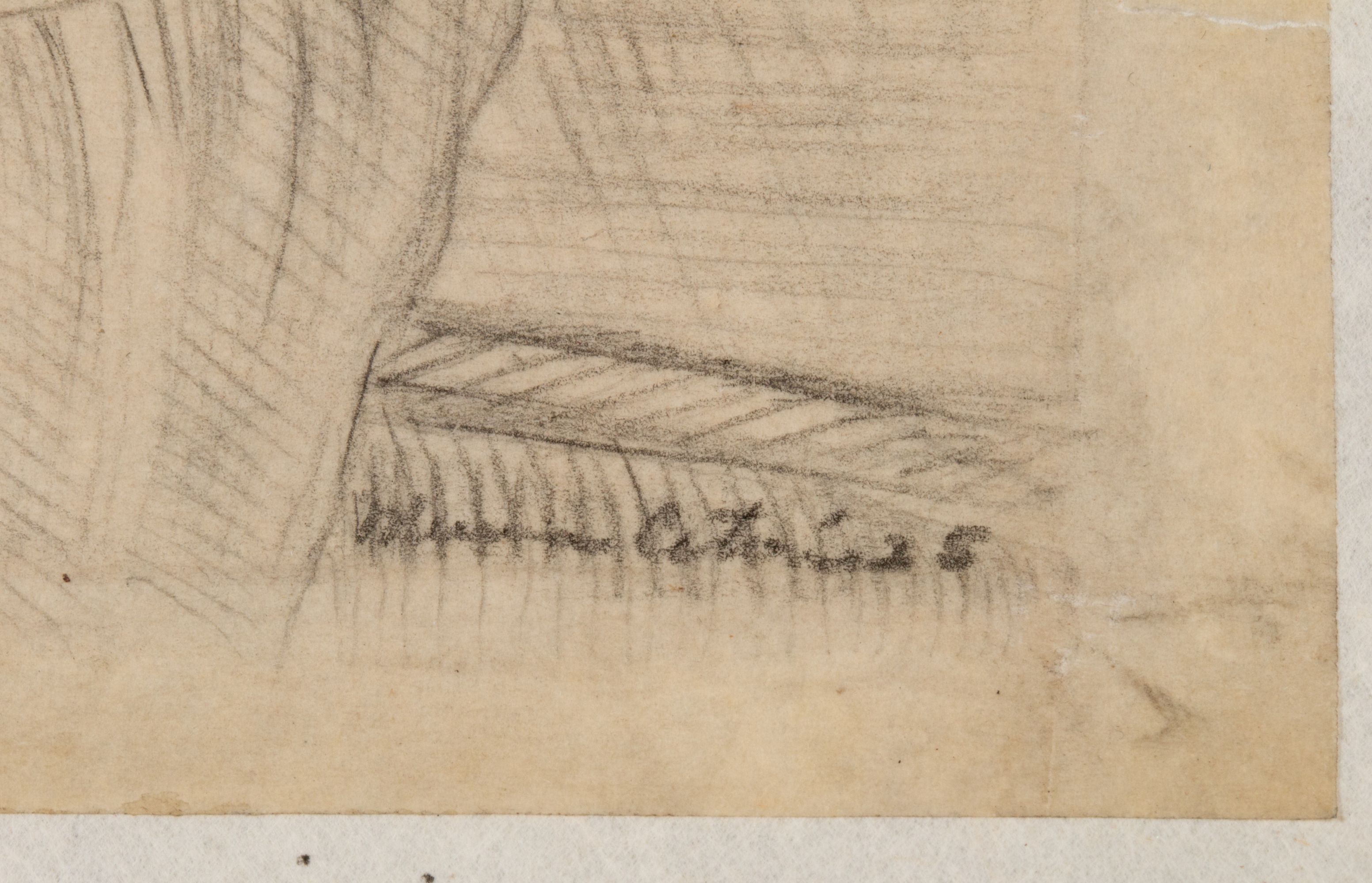 MINNA CITRON (1896-1991) GRAPHITE STUDY AND PRINT (2)