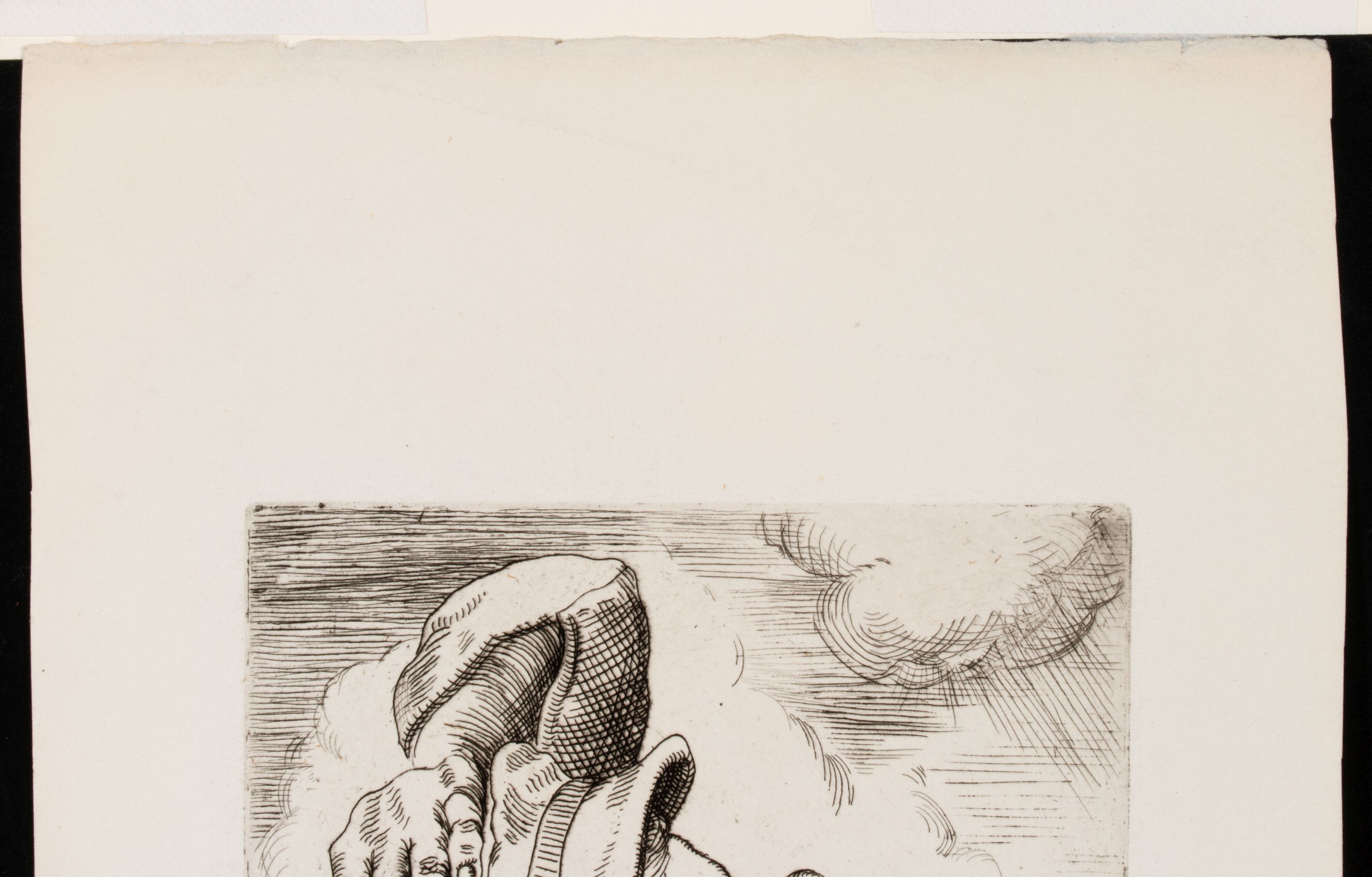 MINNA CITRON (1896-1991) GRAPHITE STUDY AND PRINT (2)