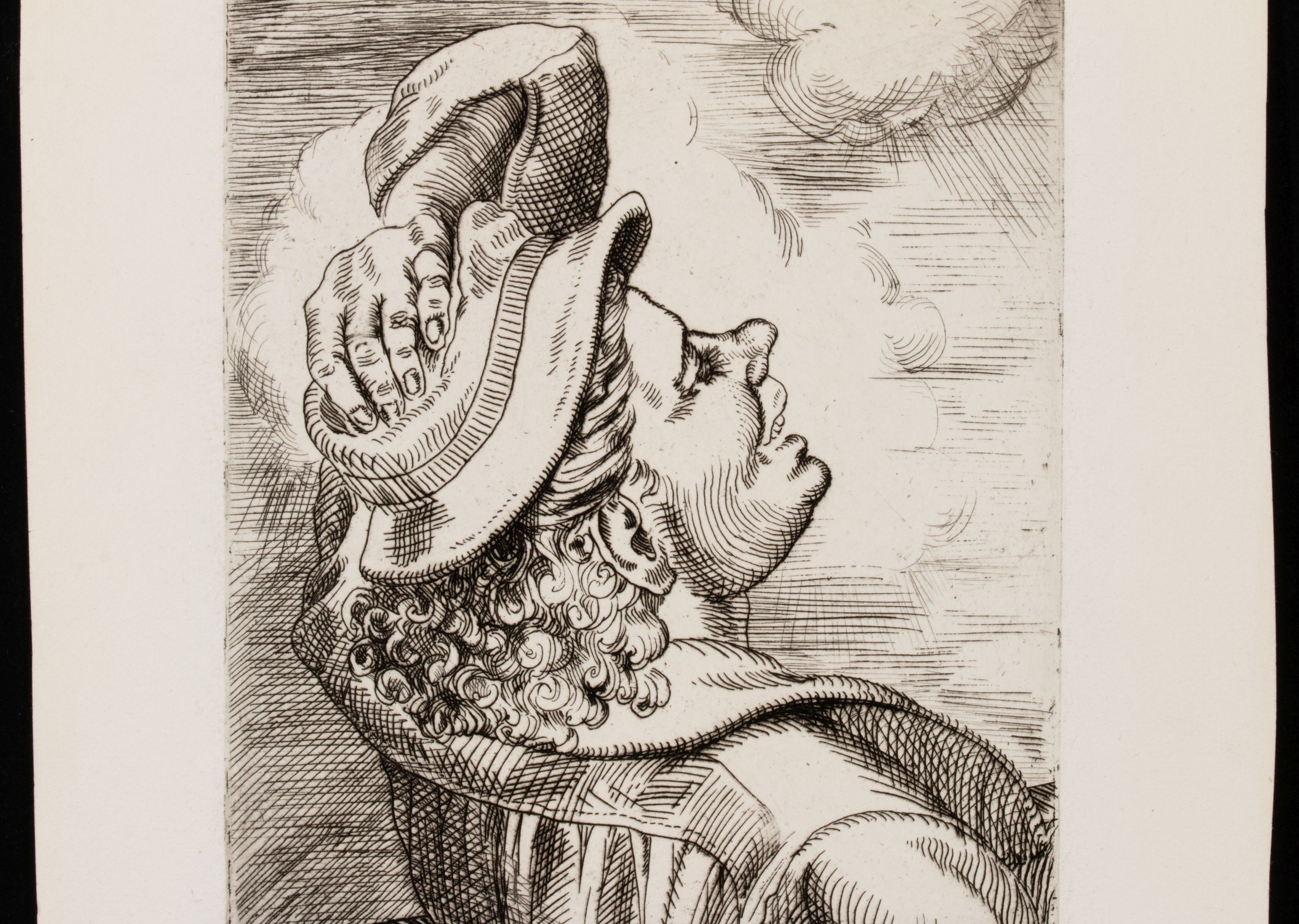 MINNA CITRON (1896-1991) GRAPHITE STUDY AND PRINT (2)