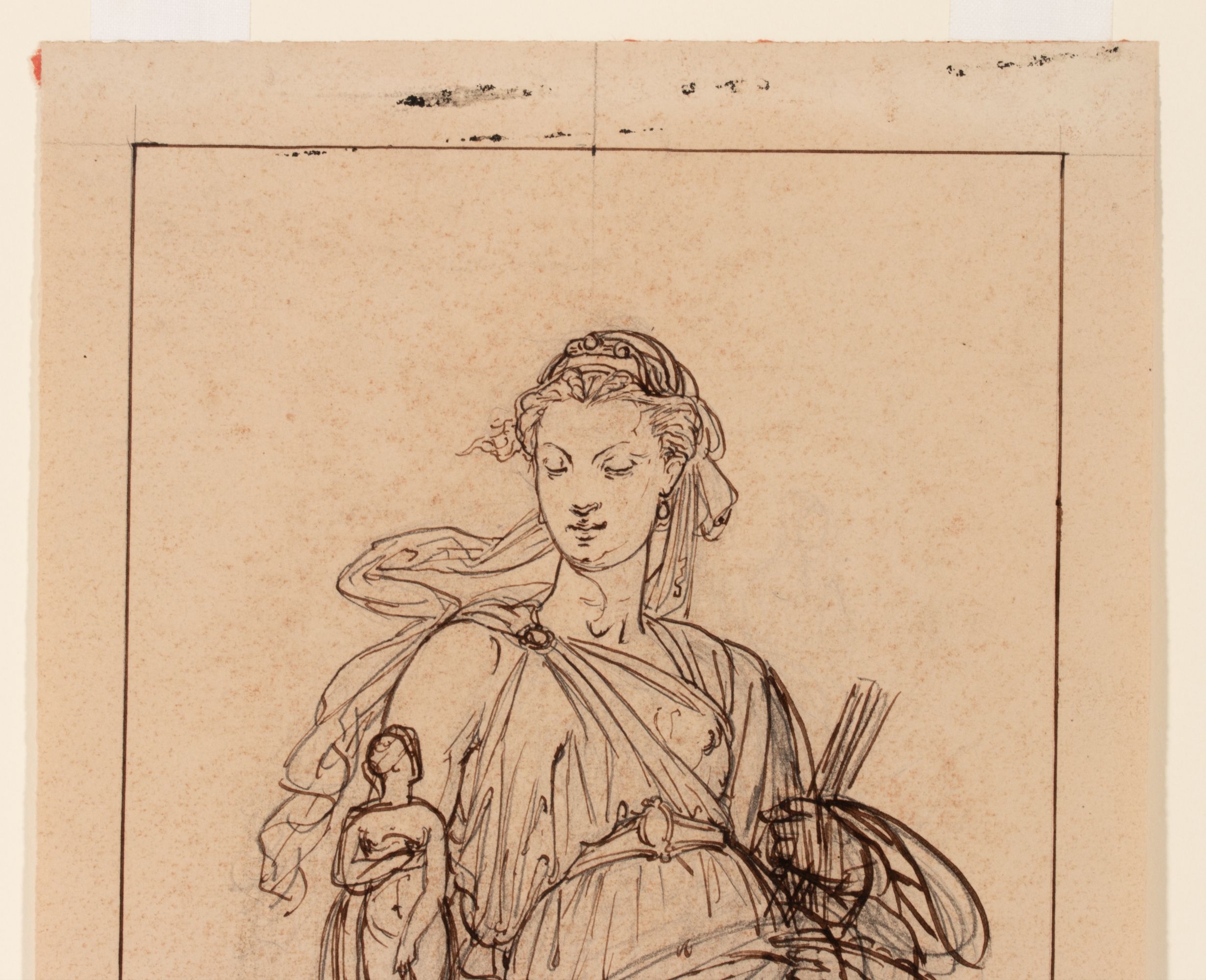 ANDRE HUSSEY AND CHARLES HUGG PEN AND INK ON PAPER (2)