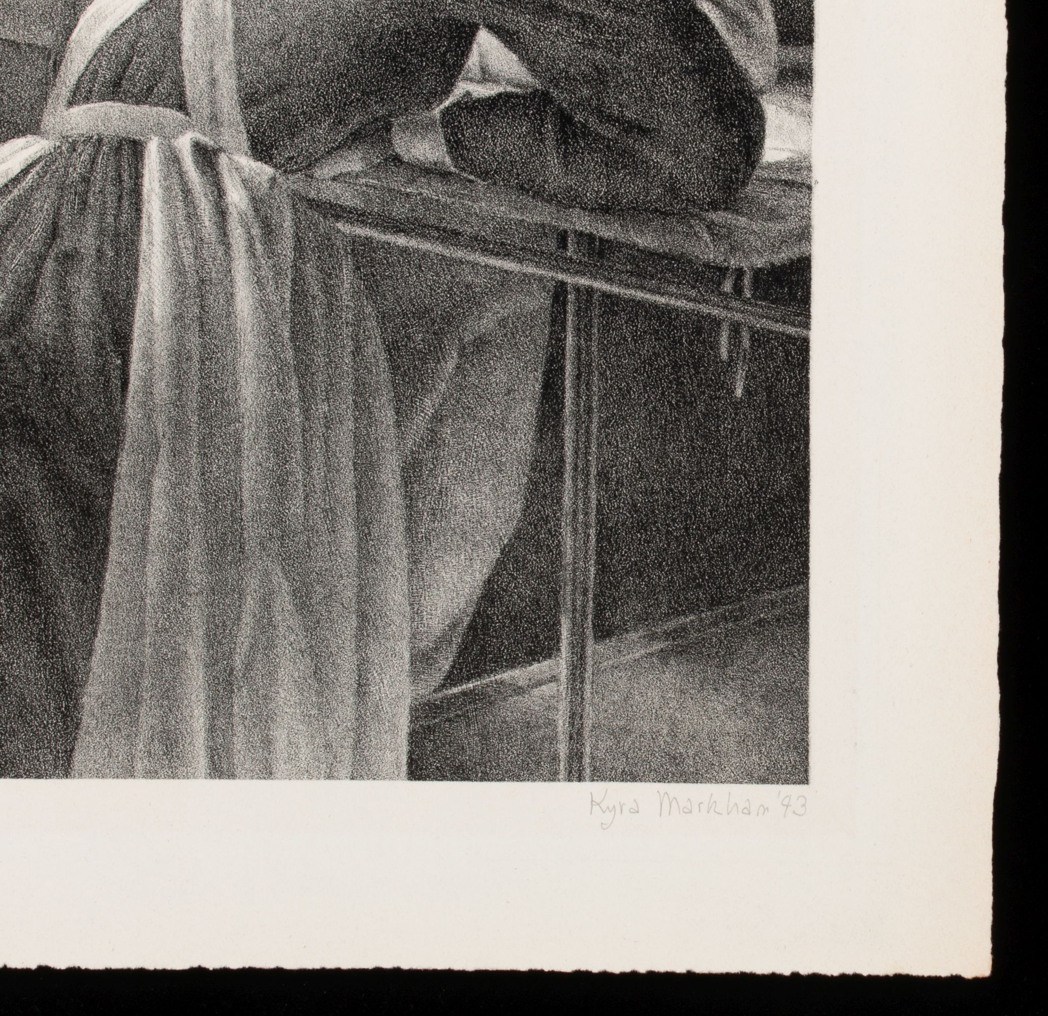 KYRA MARKHAM (1891-1967) PENCIL SIGNED LITHOGRAPHS (2)