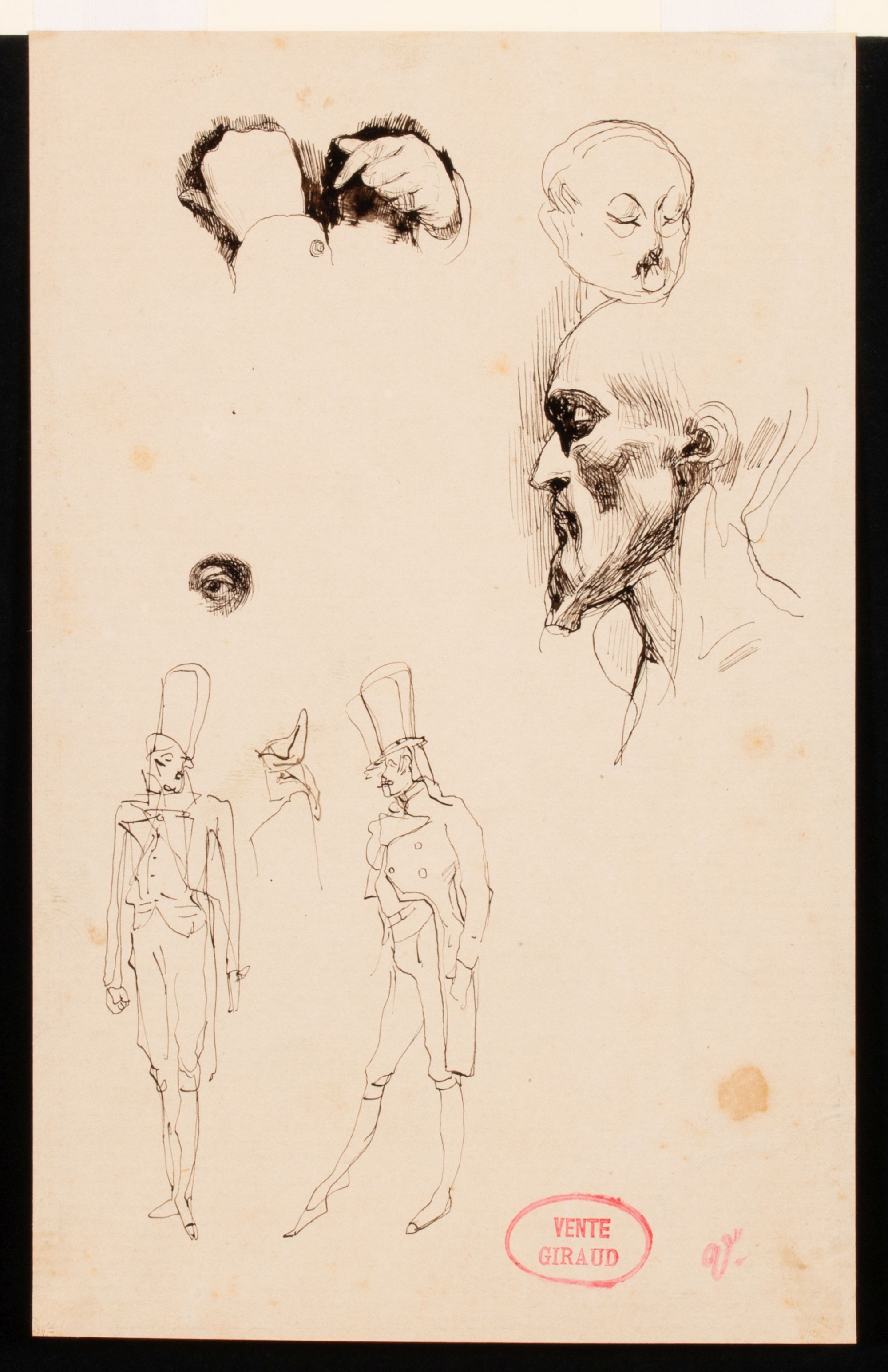 FOUR EARLY 20TH C. FRENCH SCHOOL WORKS ON PAPER
