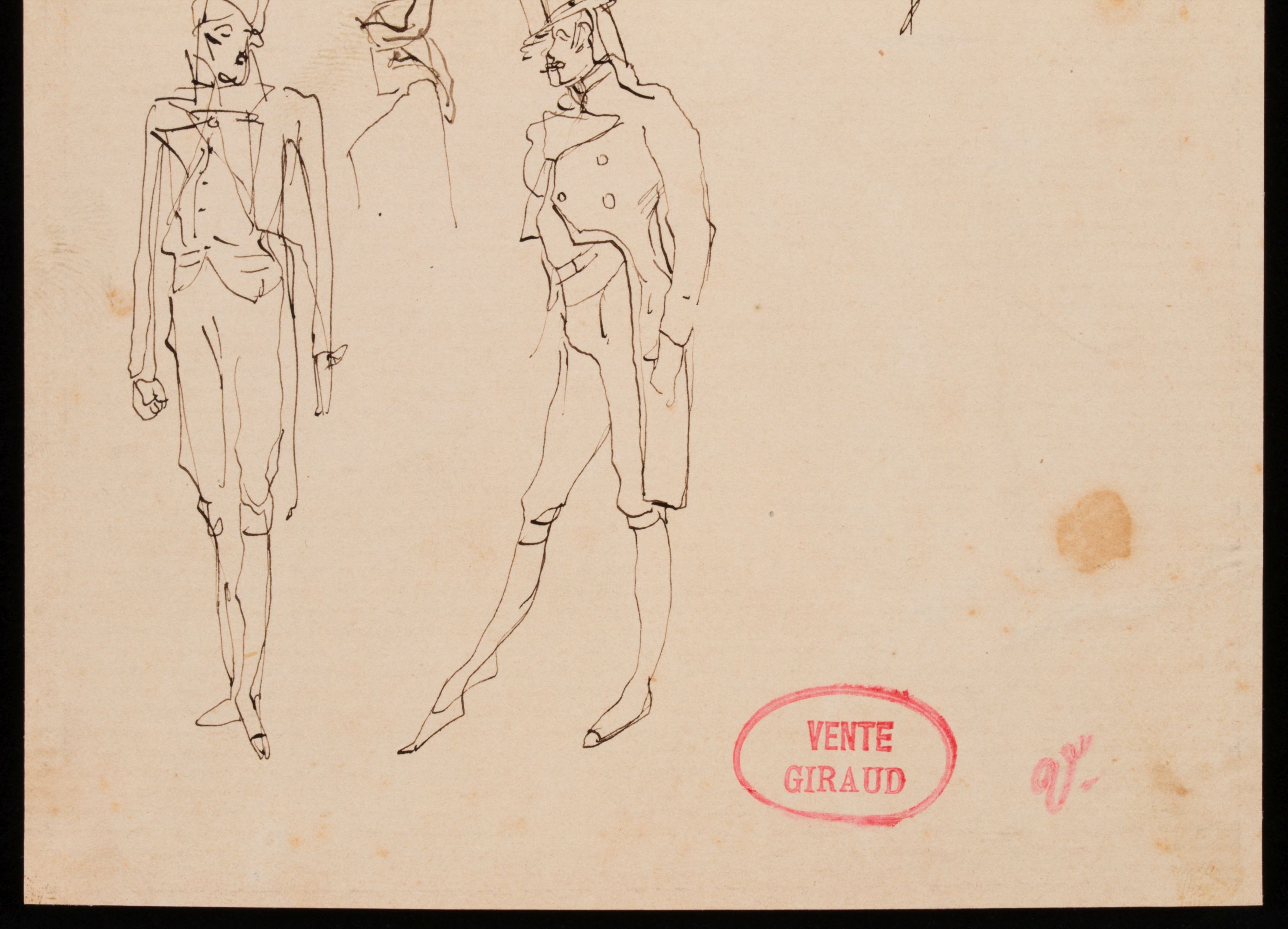FOUR EARLY 20TH C. FRENCH SCHOOL WORKS ON PAPER