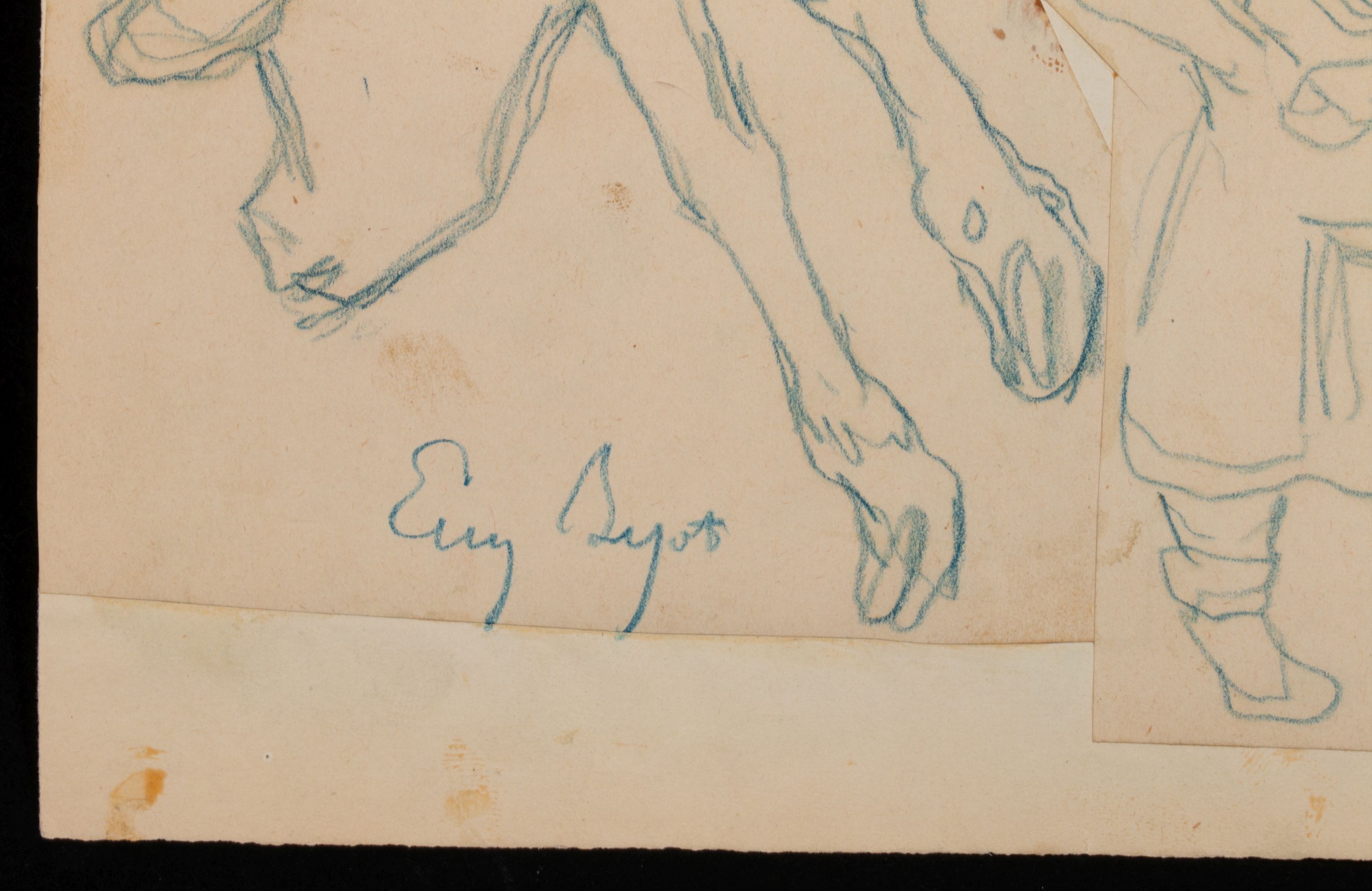 FOUR EARLY 20TH C. FRENCH SCHOOL WORKS ON PAPER