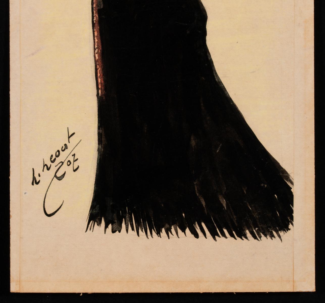 WORKS ON PAPER: HENRI IBELS SKETCH & FRENCH CARICATURES