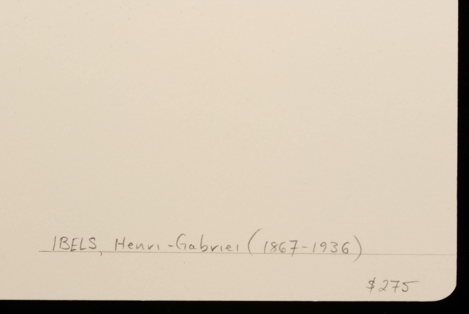 WORKS ON PAPER: HENRI IBELS SKETCH & FRENCH CARICATURES