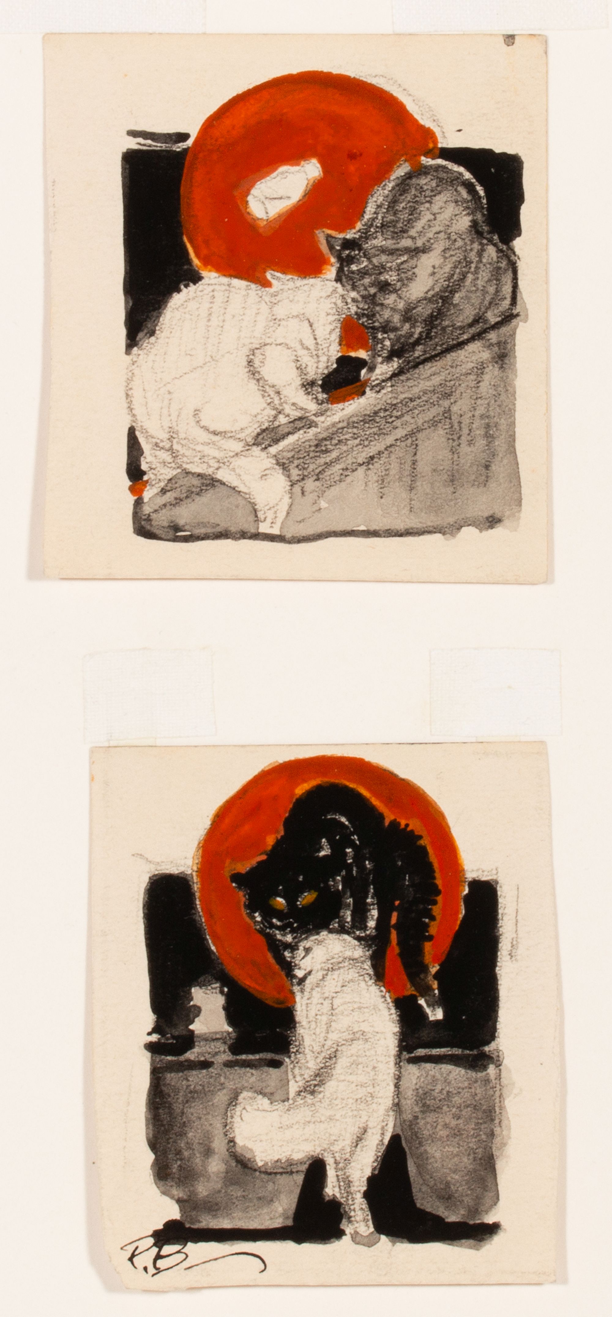ANDRE DES GACHONS AND PAUL BRANSOM ORIG ILLUSTRATIONS