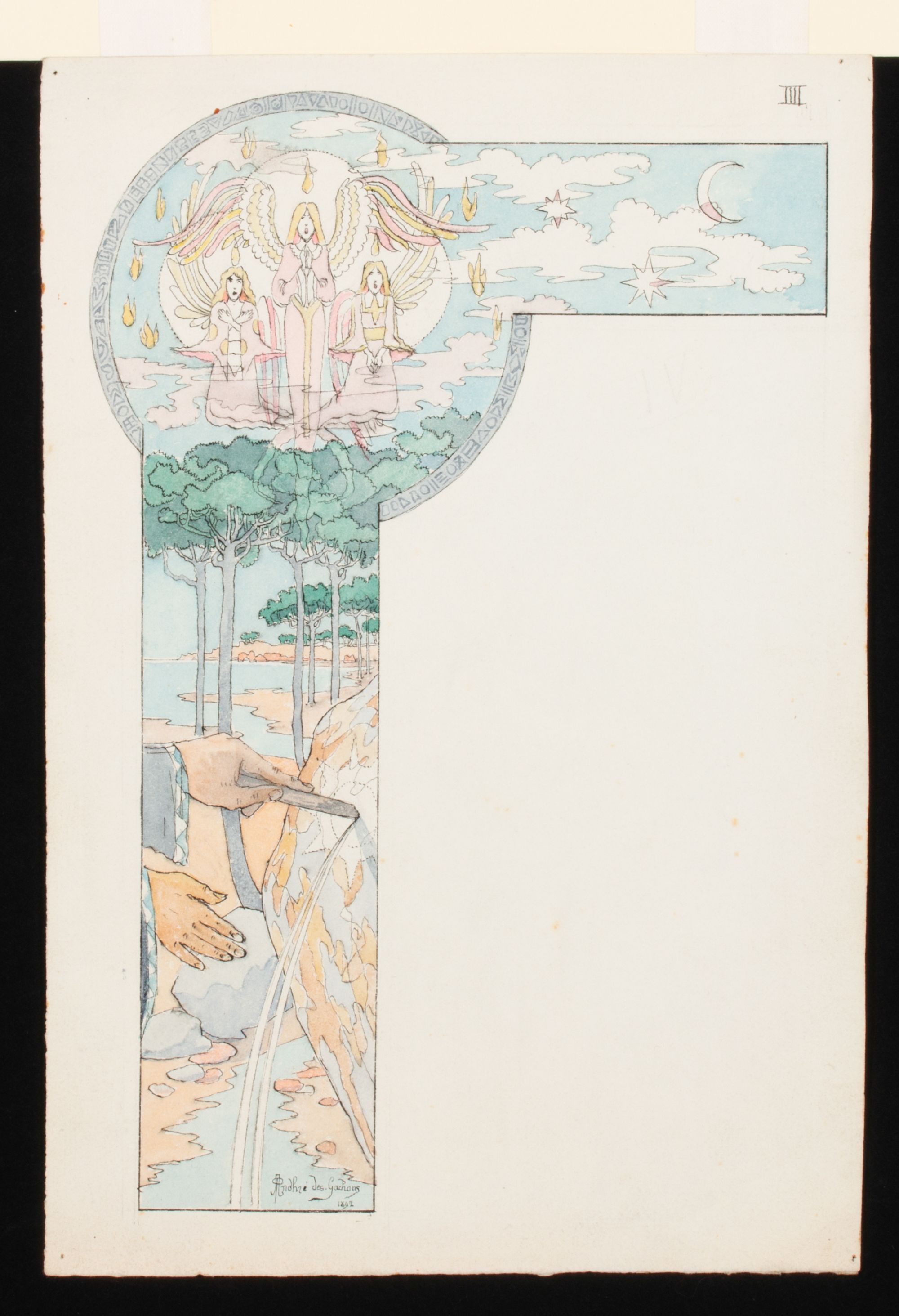 ANDRE DES GACHONS AND PAUL BRANSOM ORIG ILLUSTRATIONS